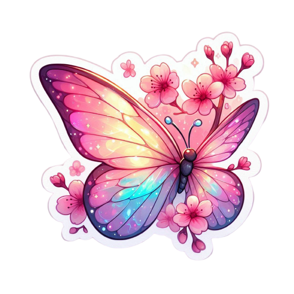 Butterfly 36 — Butterfly sticker SVG cut file