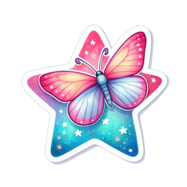 Butterfly 37 — Butterfly sticker SVG cut file