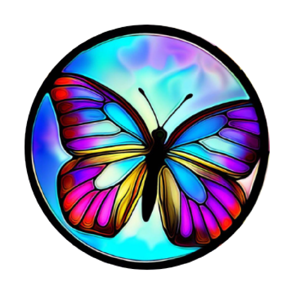 Butterfly 45 — Butterfly sticker SVG cut file