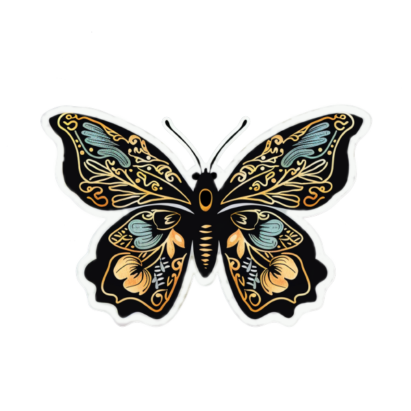 Butterfly 47 — Butterfly sticker SVG cut file