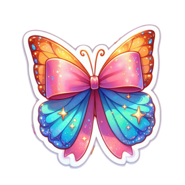 Butterfly 48 — Butterfly sticker SVG cut file