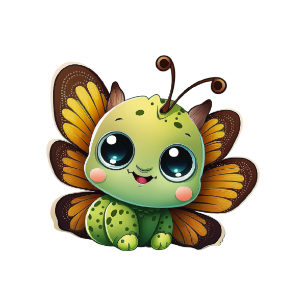 Butterfly 50 — Butterfly sticker SVG cut file