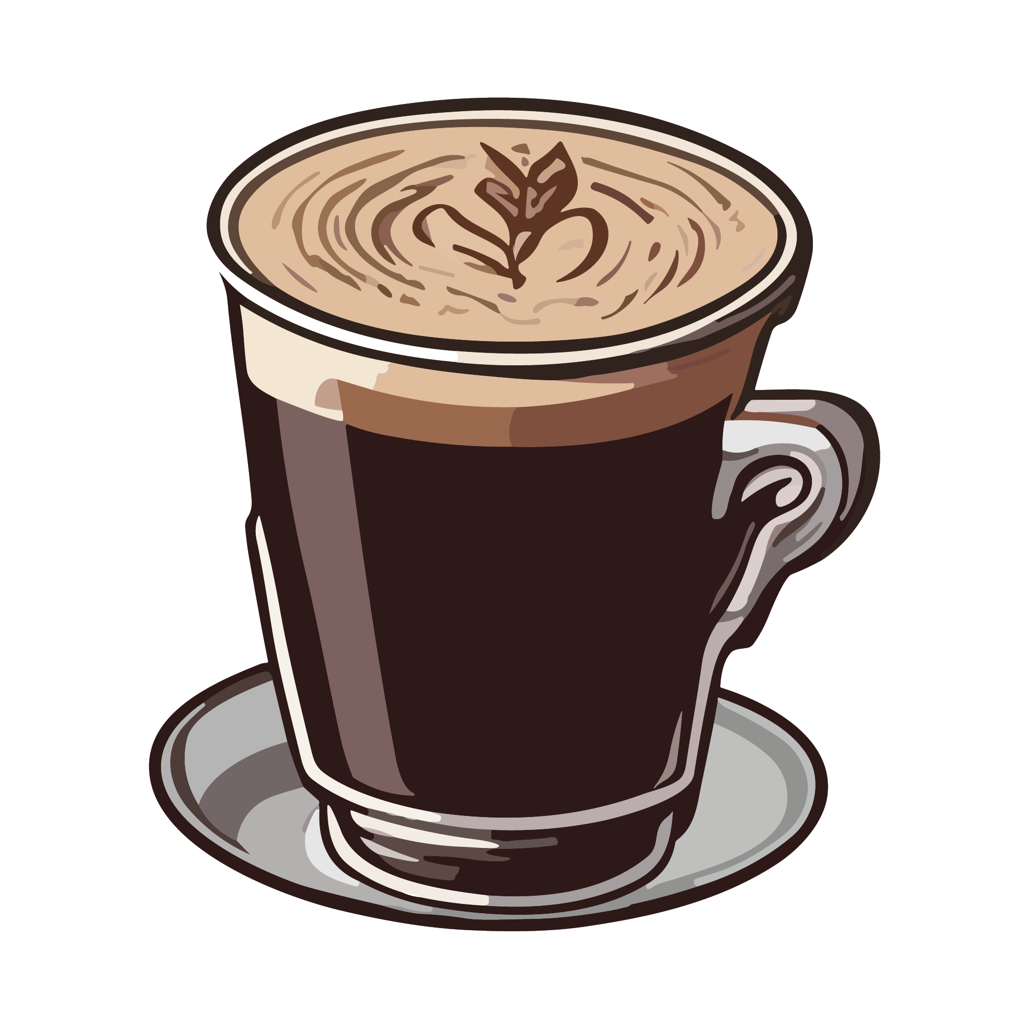 Coffee stickers design