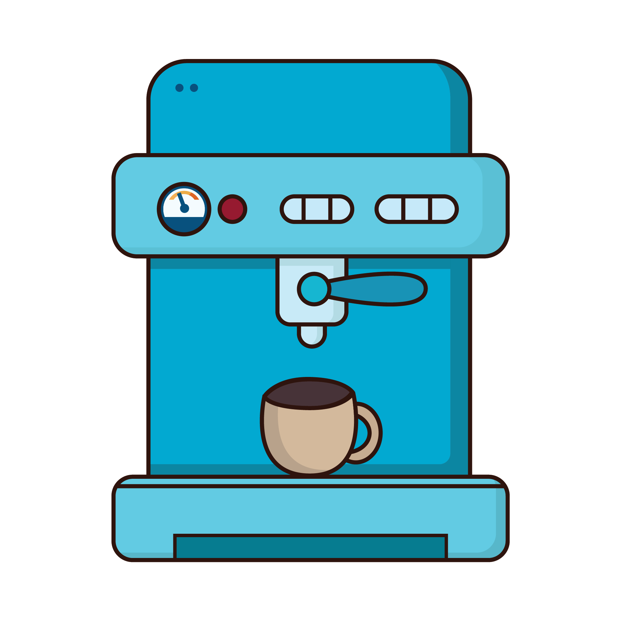 Coffee 19 — Coffee sticker SVG cut file