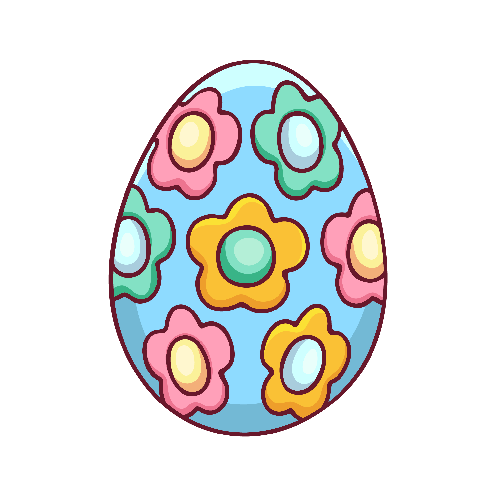 Easter 26 — Easter sticker SVG cut file