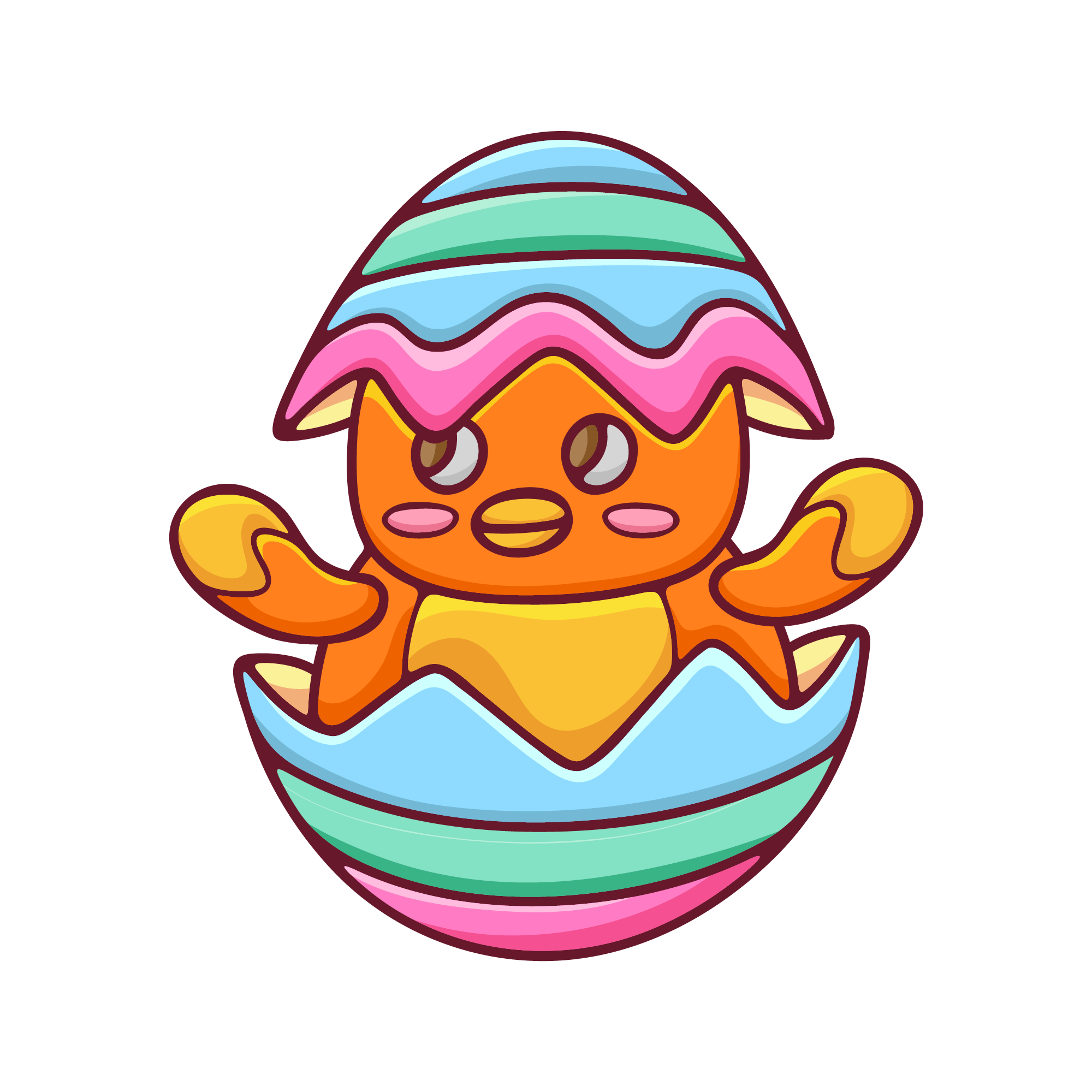 Easter 28 — Easter sticker SVG cut file