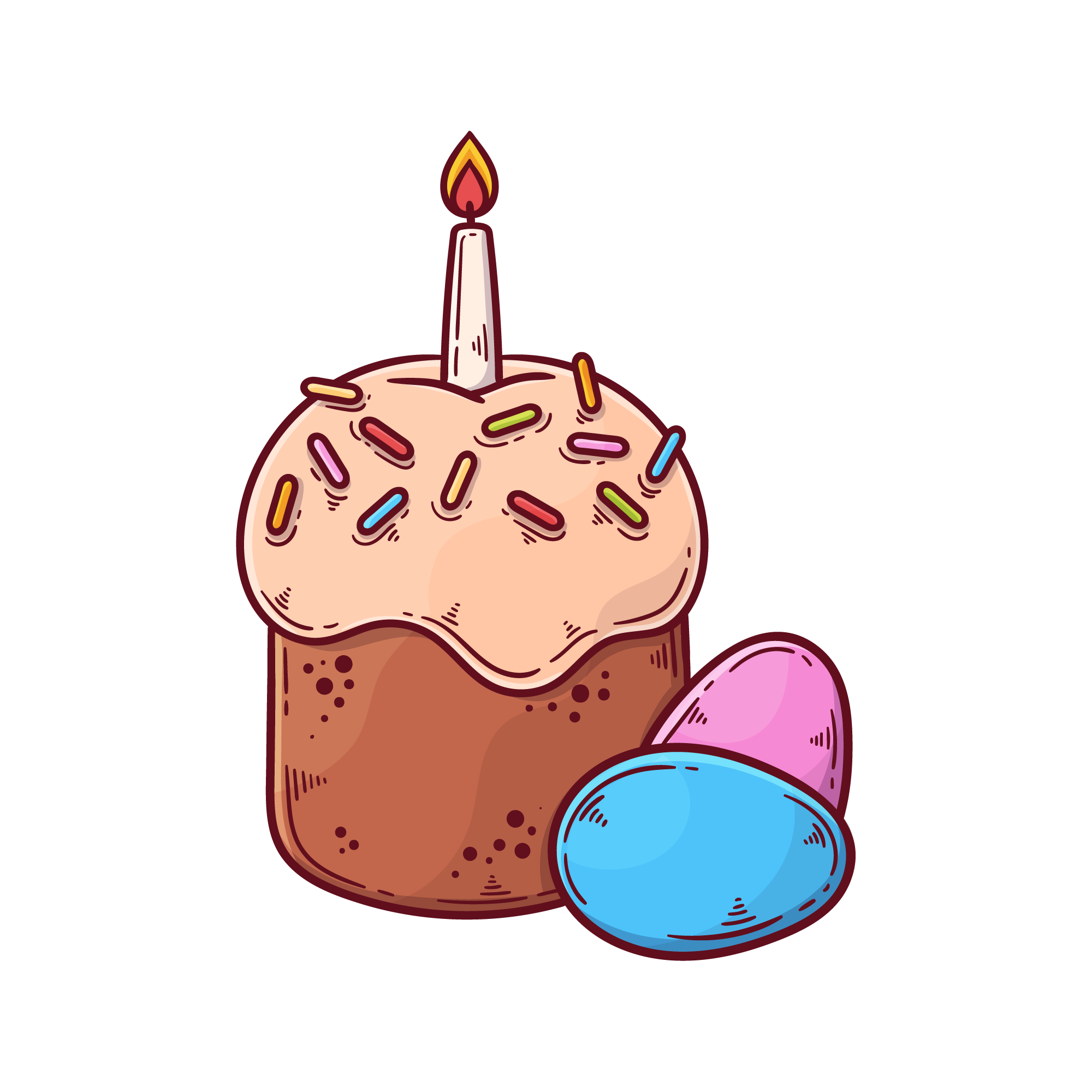 Easter 40 — Easter sticker SVG cut file