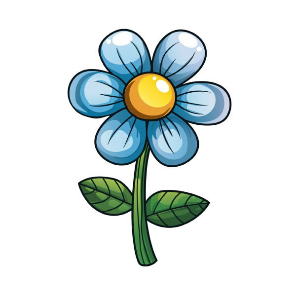 Flower 21 — Flower sticker SVG cut file