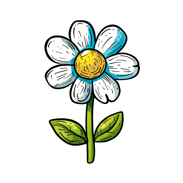Flower 47 — Flower sticker SVG cut file