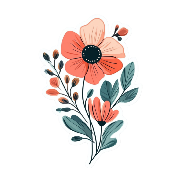 Flower 50 — Flower sticker SVG cut file