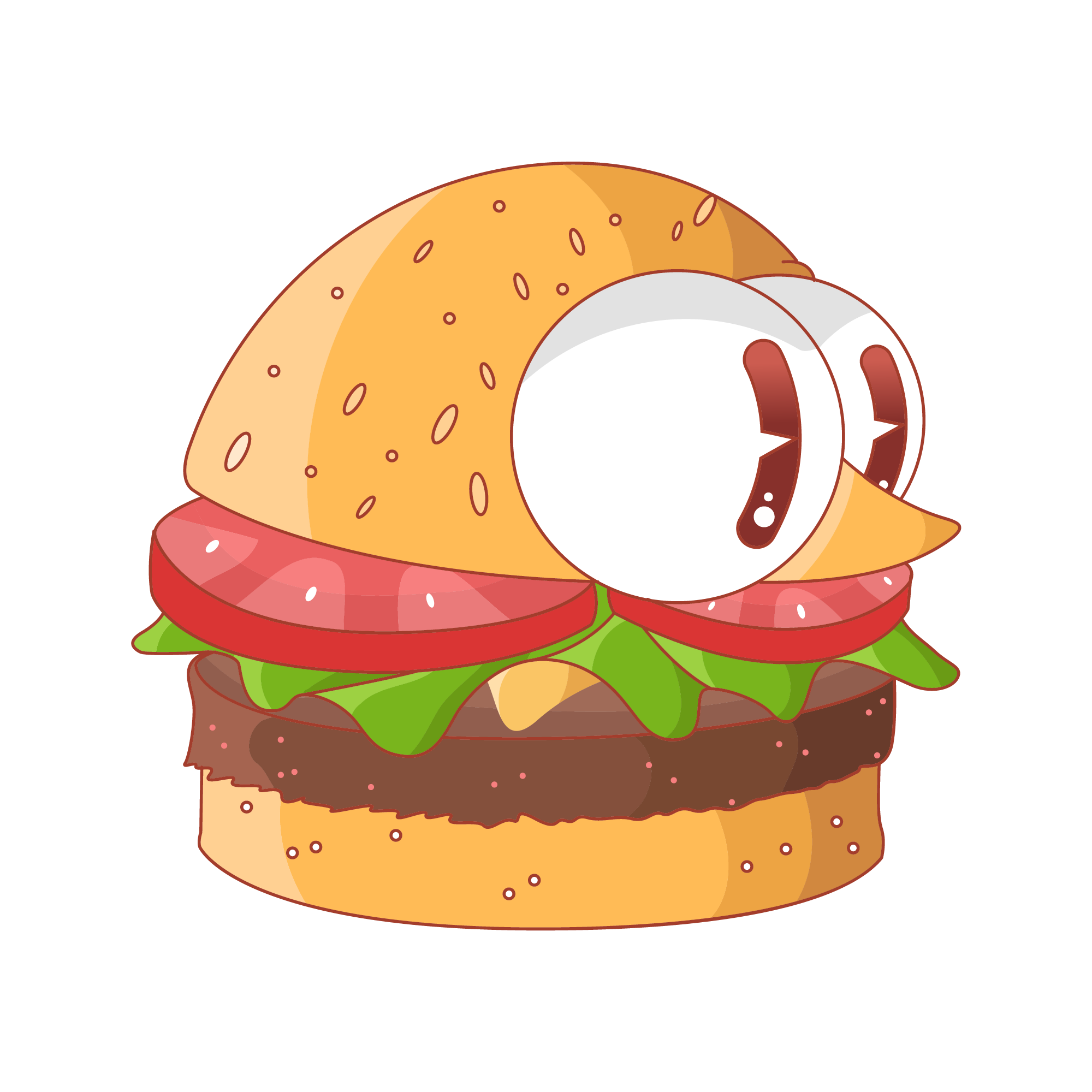 Food 33 — Food sticker SVG cut file
