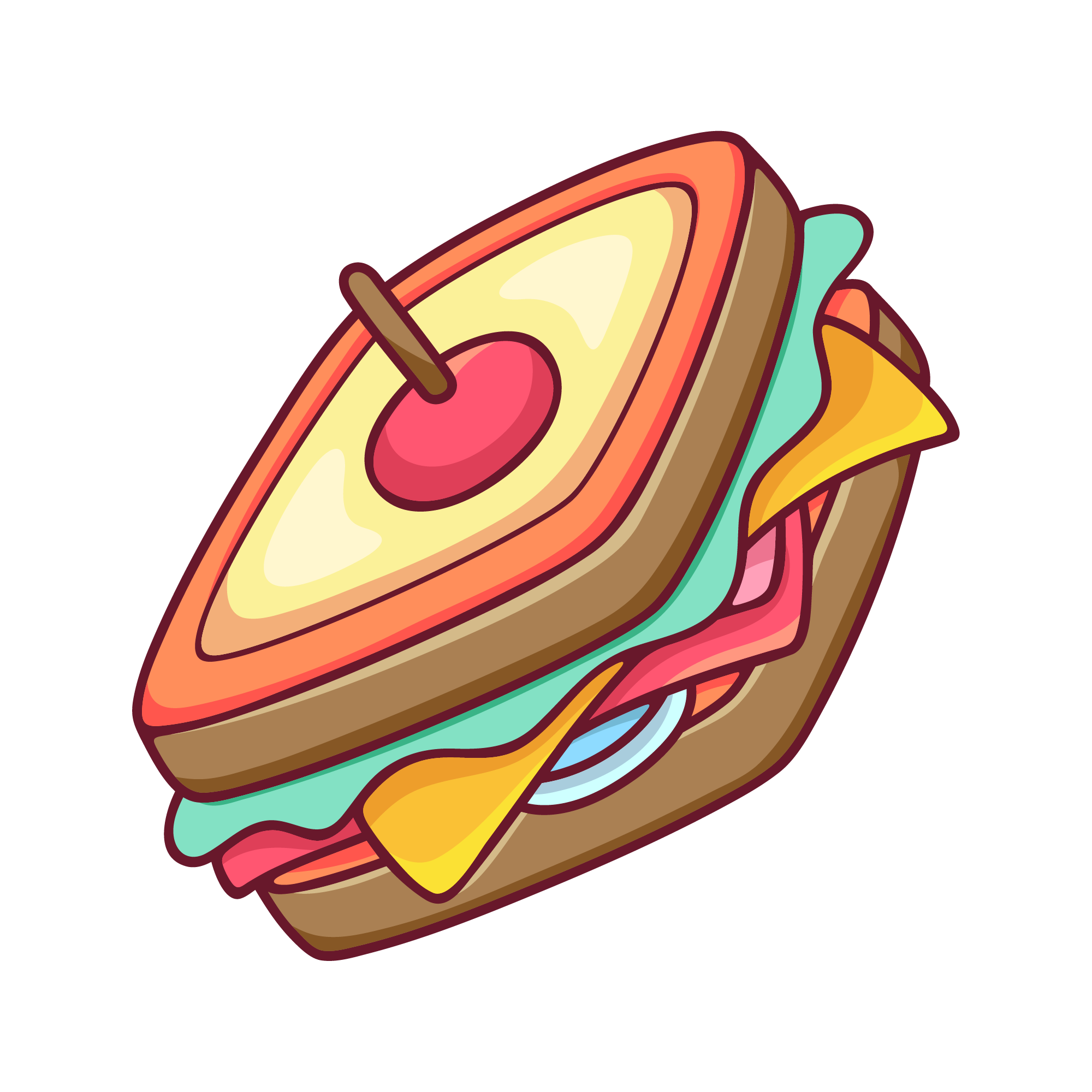 Food 35 — Food sticker SVG cut file