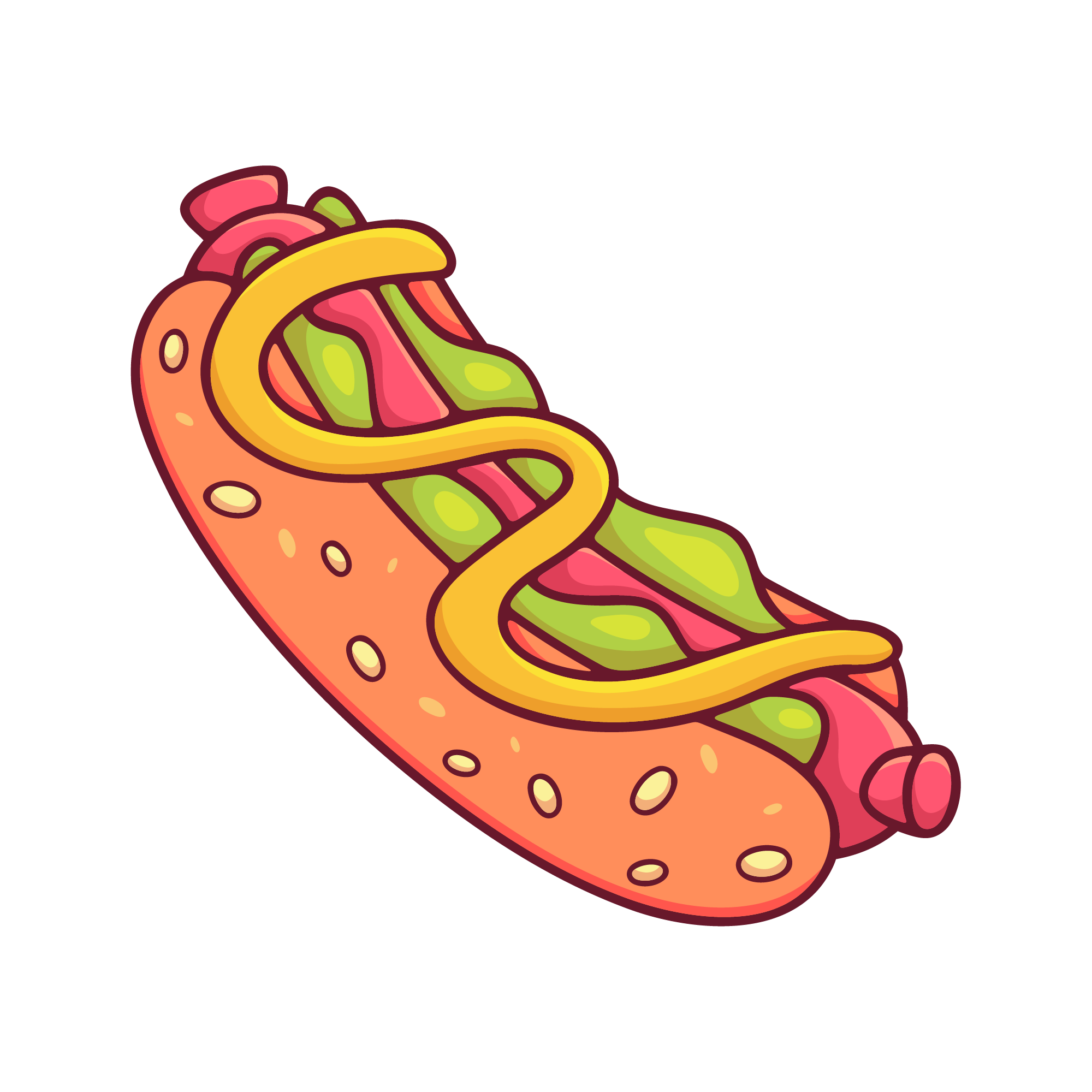 Food 37 — Food sticker SVG cut file