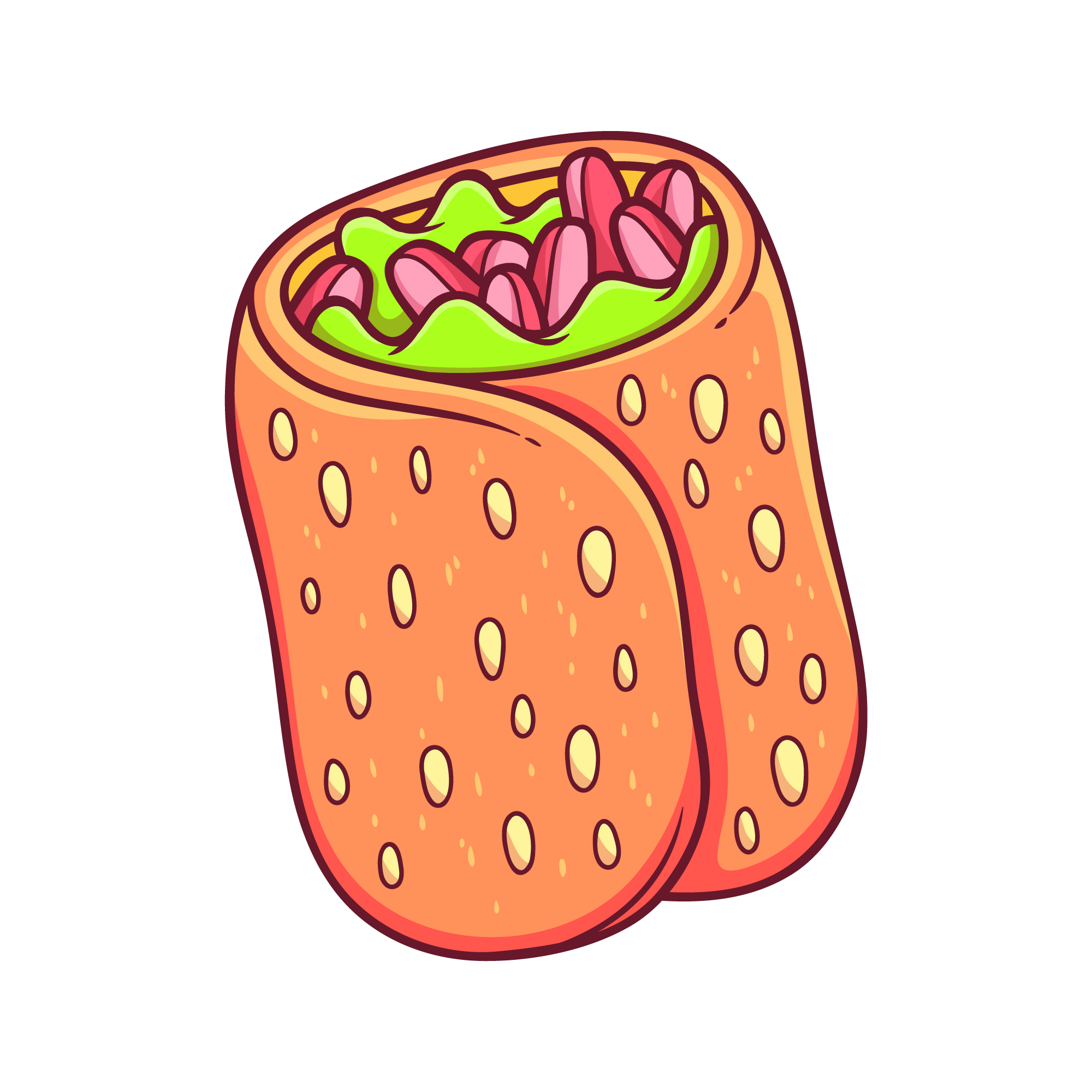 Food 43 — Food sticker SVG cut file