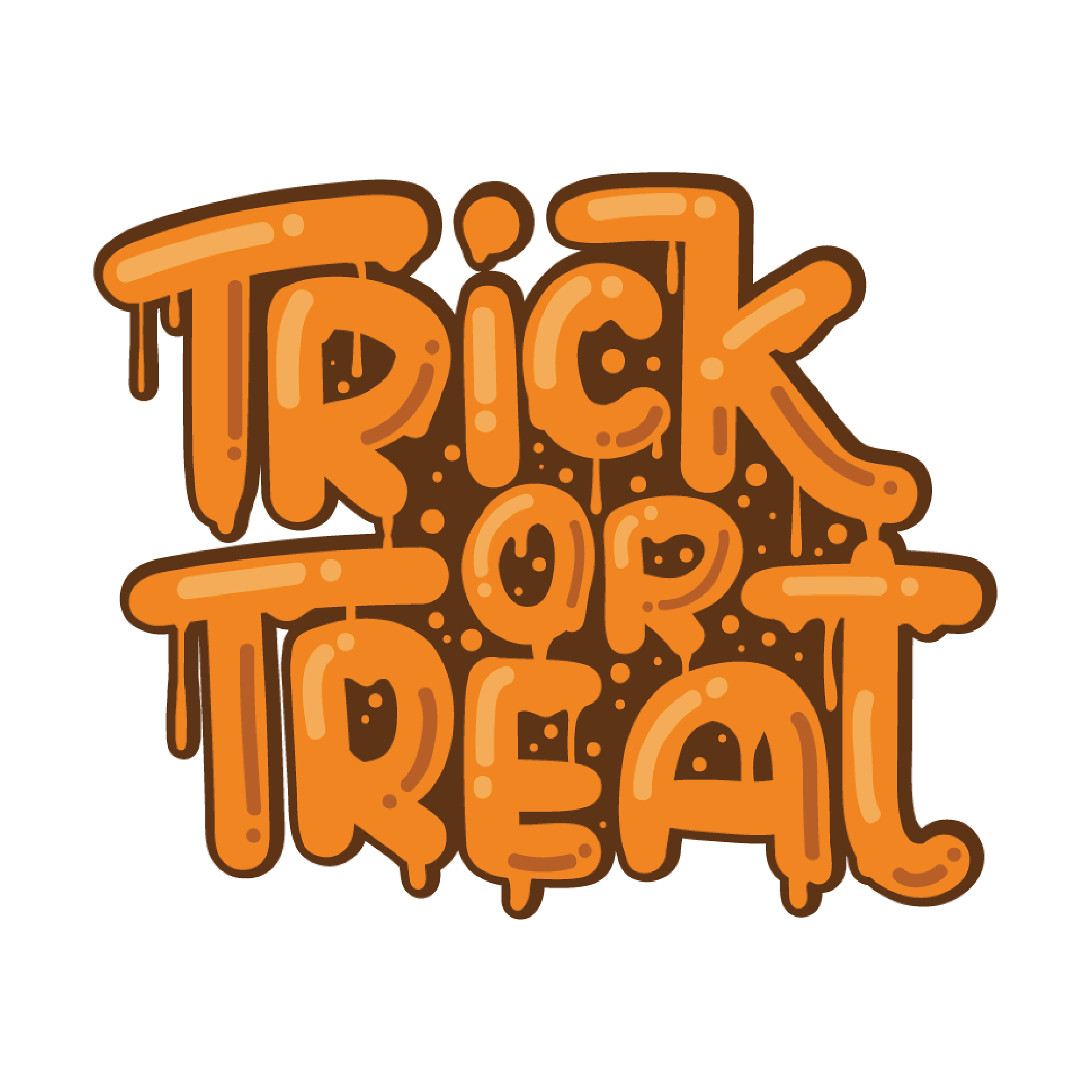 Halloween stickers design