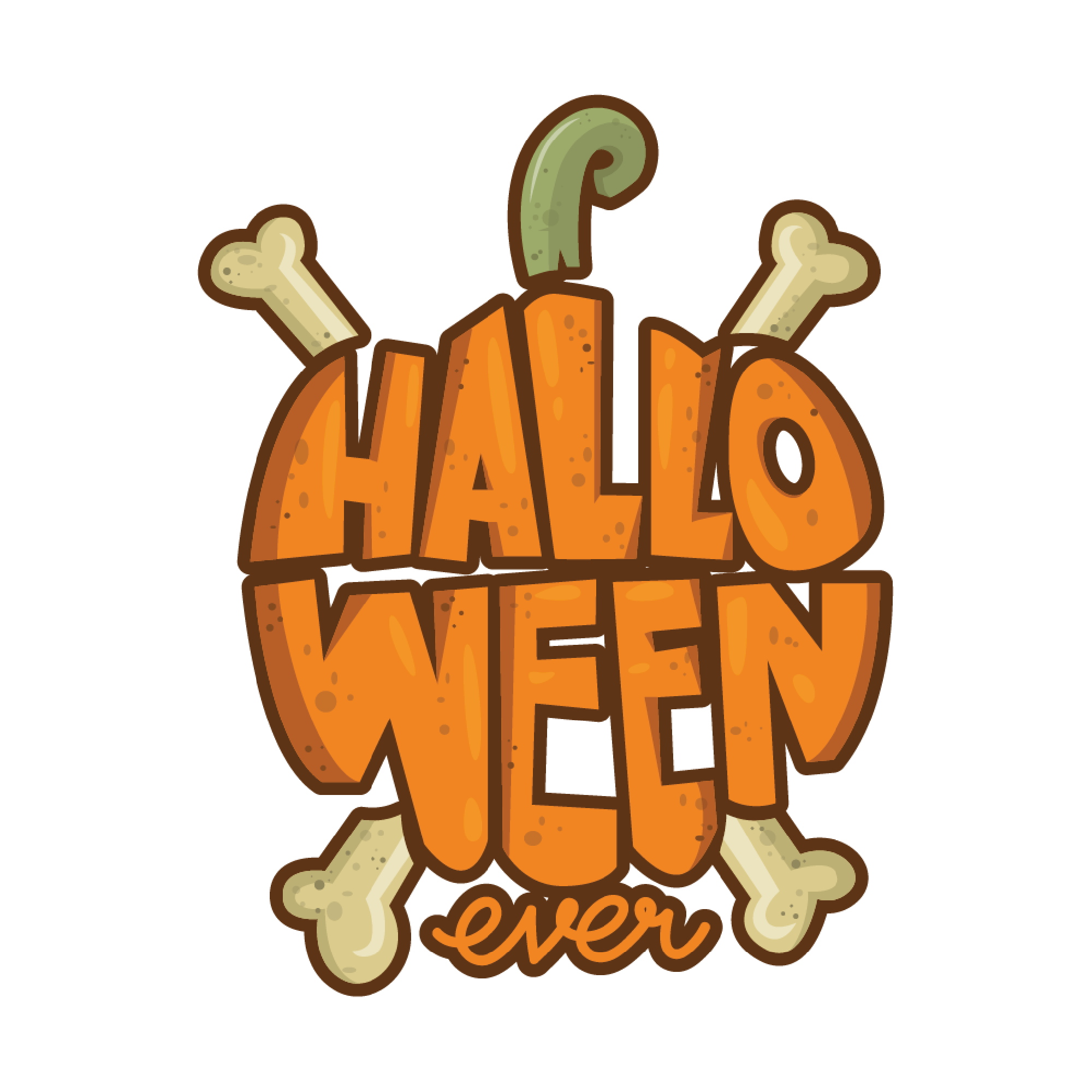 Halloween 25 — Halloween sticker SVG cut file
