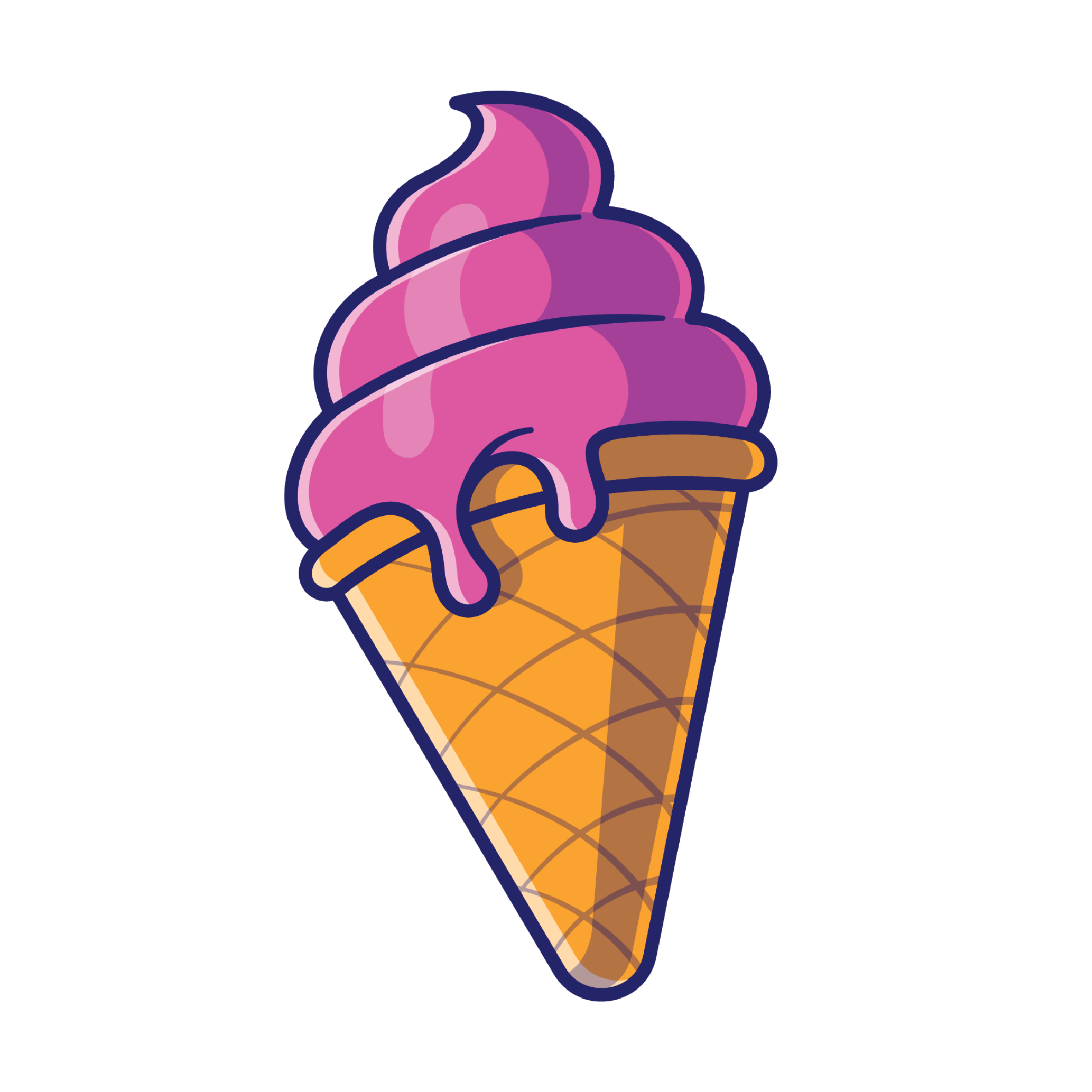 Ice Cream 22 — Ice Cream sticker SVG cut file