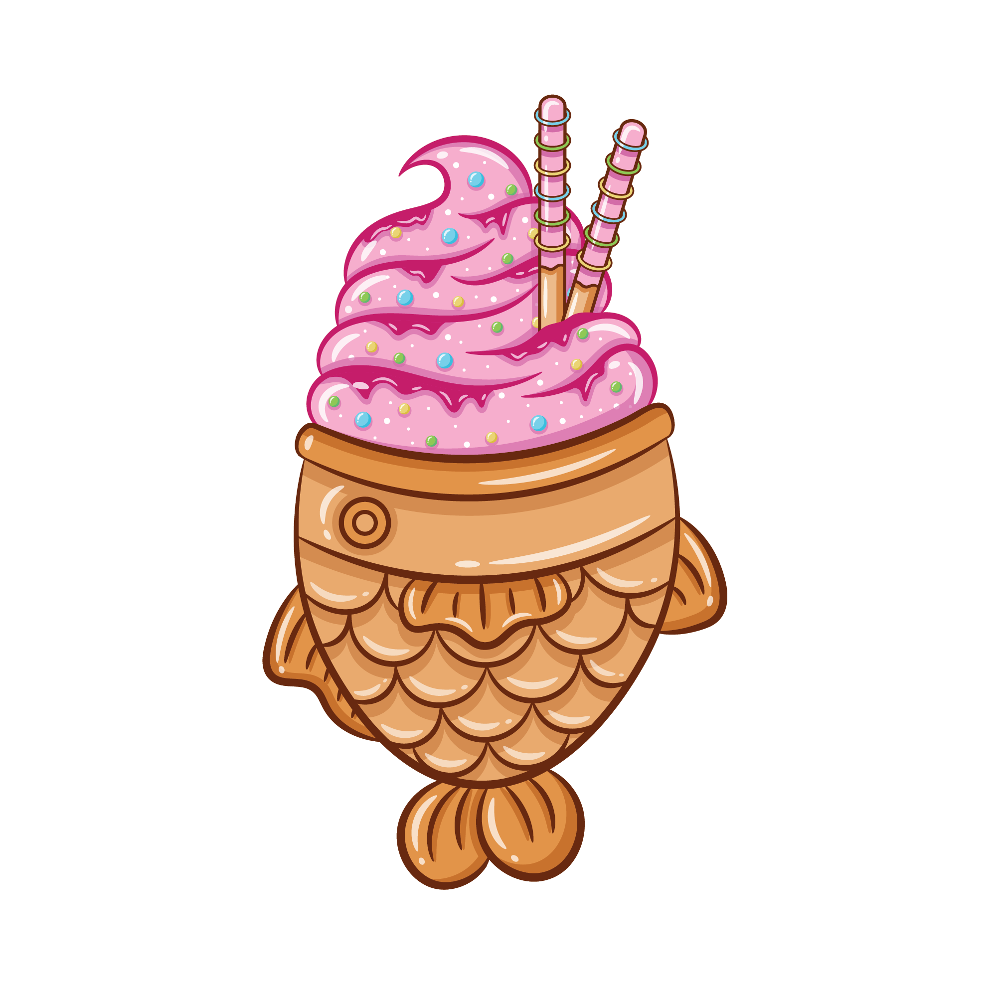 Ice Cream 23 — Ice Cream sticker SVG cut file