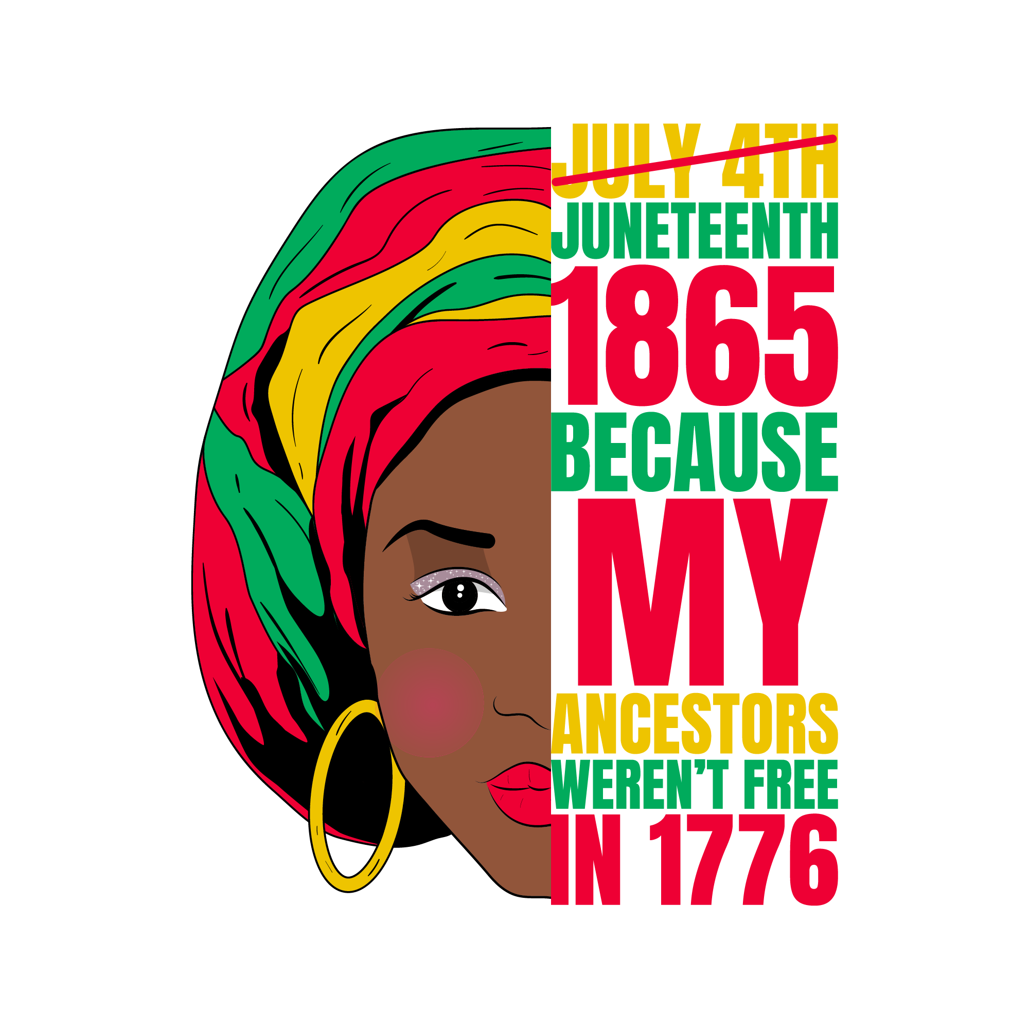 Juneteenth 27 — Juneteenth sticker SVG cut file