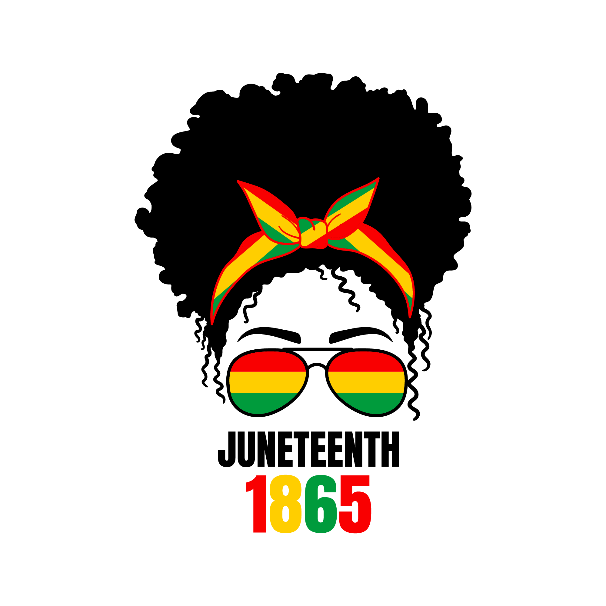 Juneteenth 36 — Juneteenth sticker SVG cut file