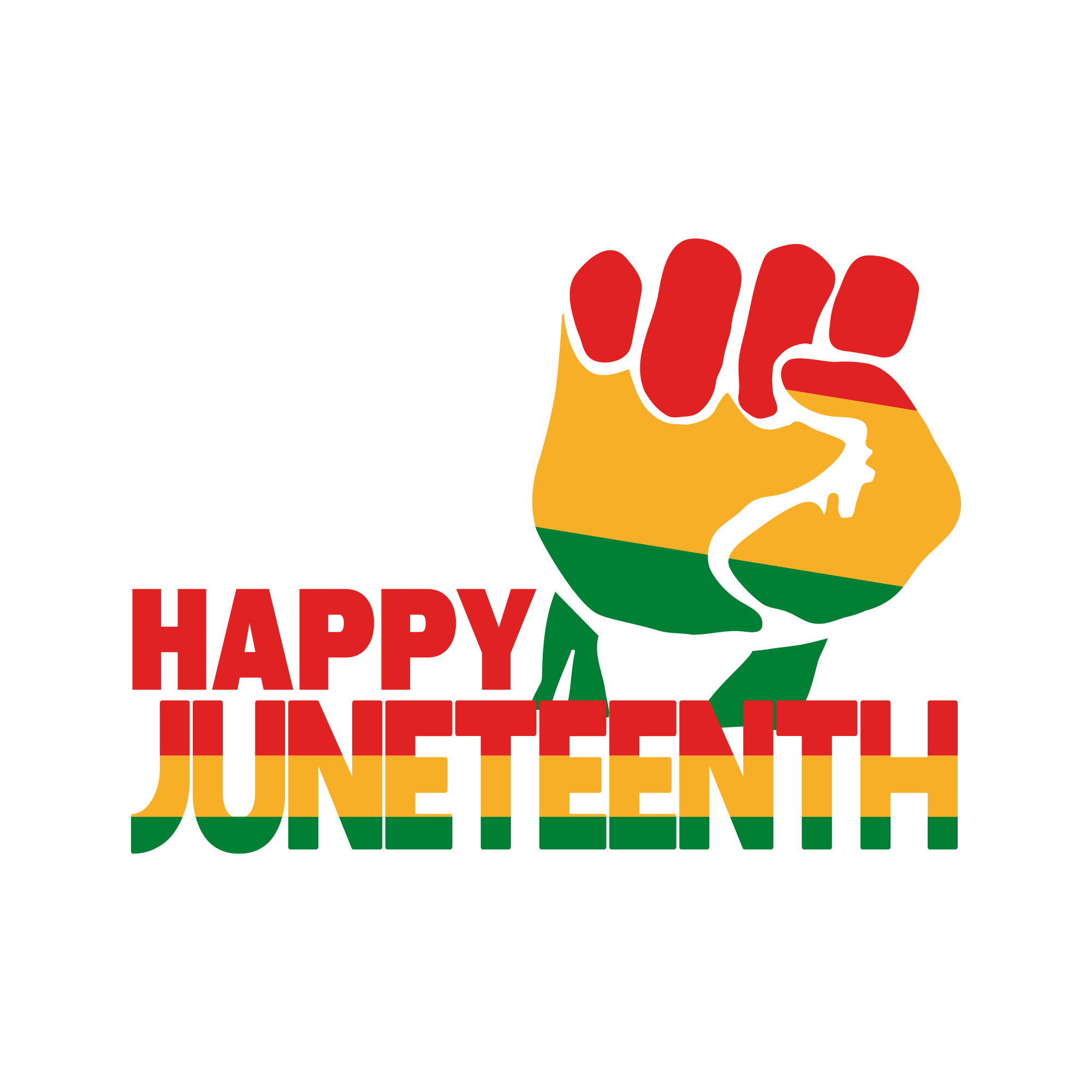 Juneteenth 38 — Juneteenth sticker SVG cut file