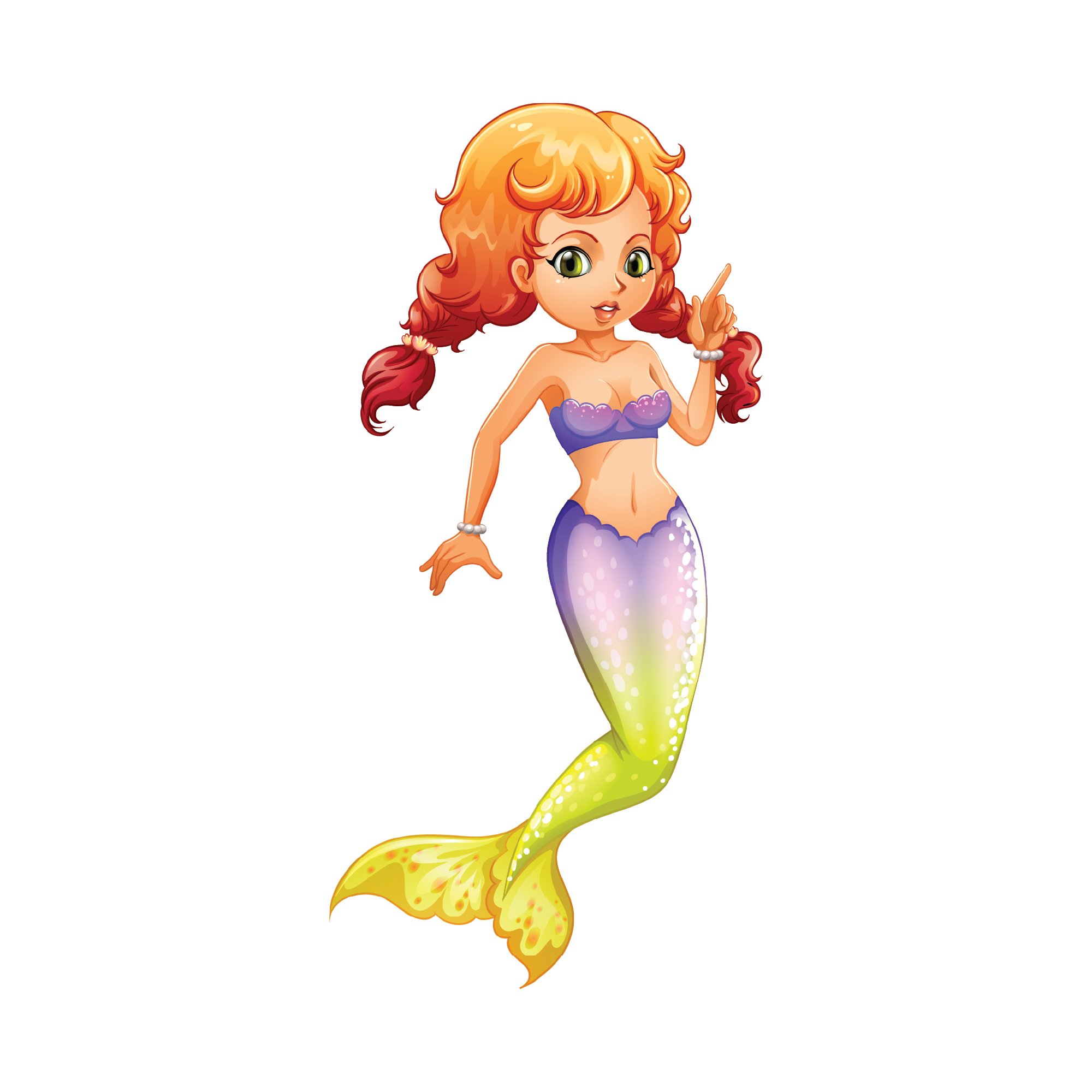Mermaid 25 — Mermaid sticker SVG cut file