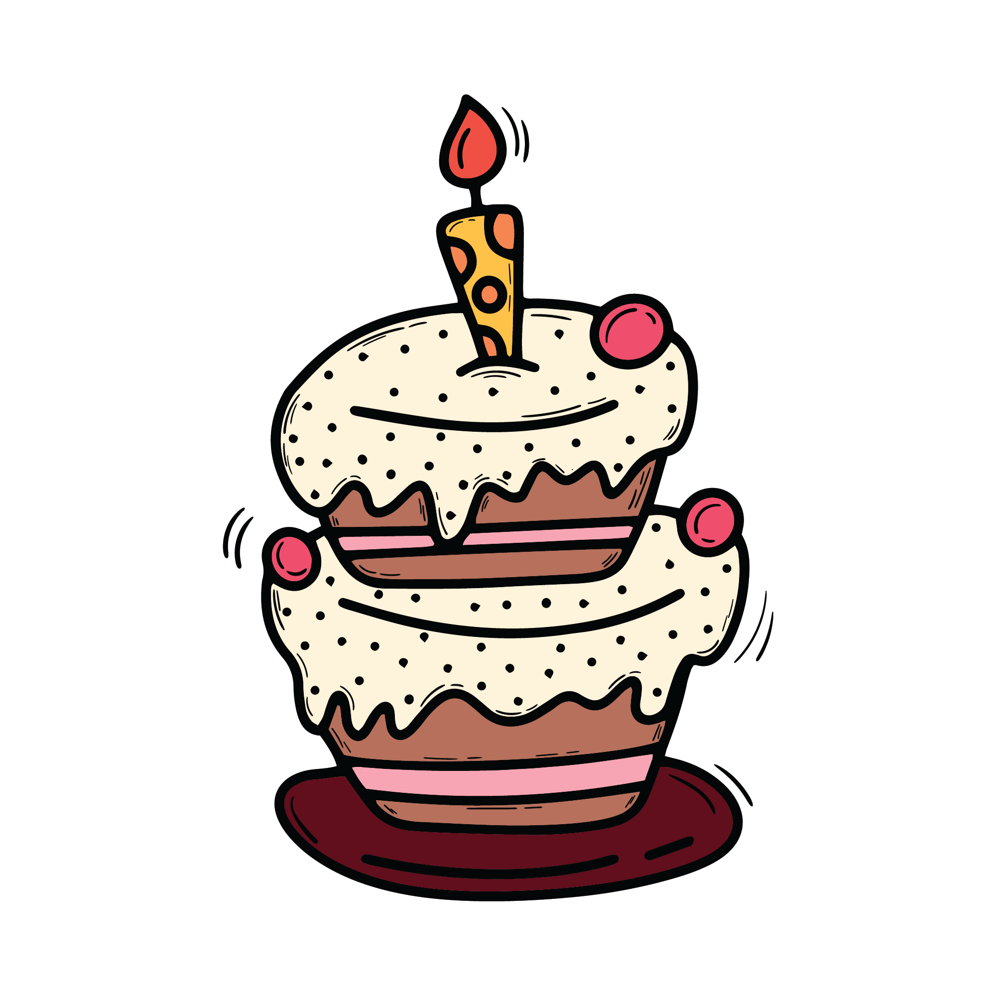 New Year 21 — New Year sticker SVG cut file