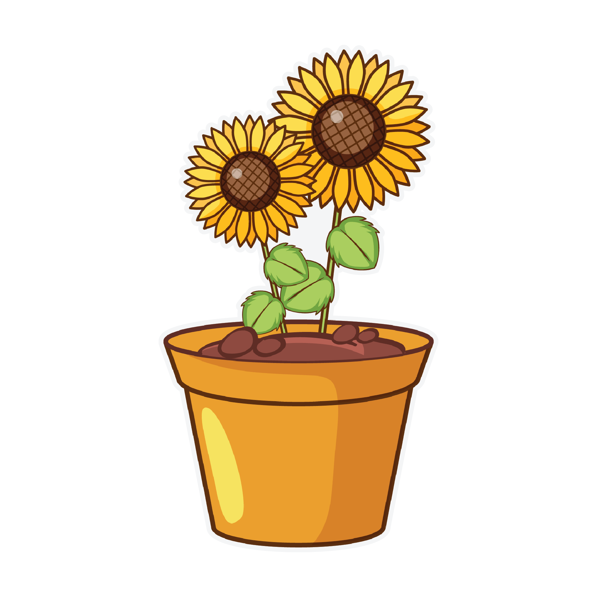 Plant 21 — Plant sticker SVG cut file