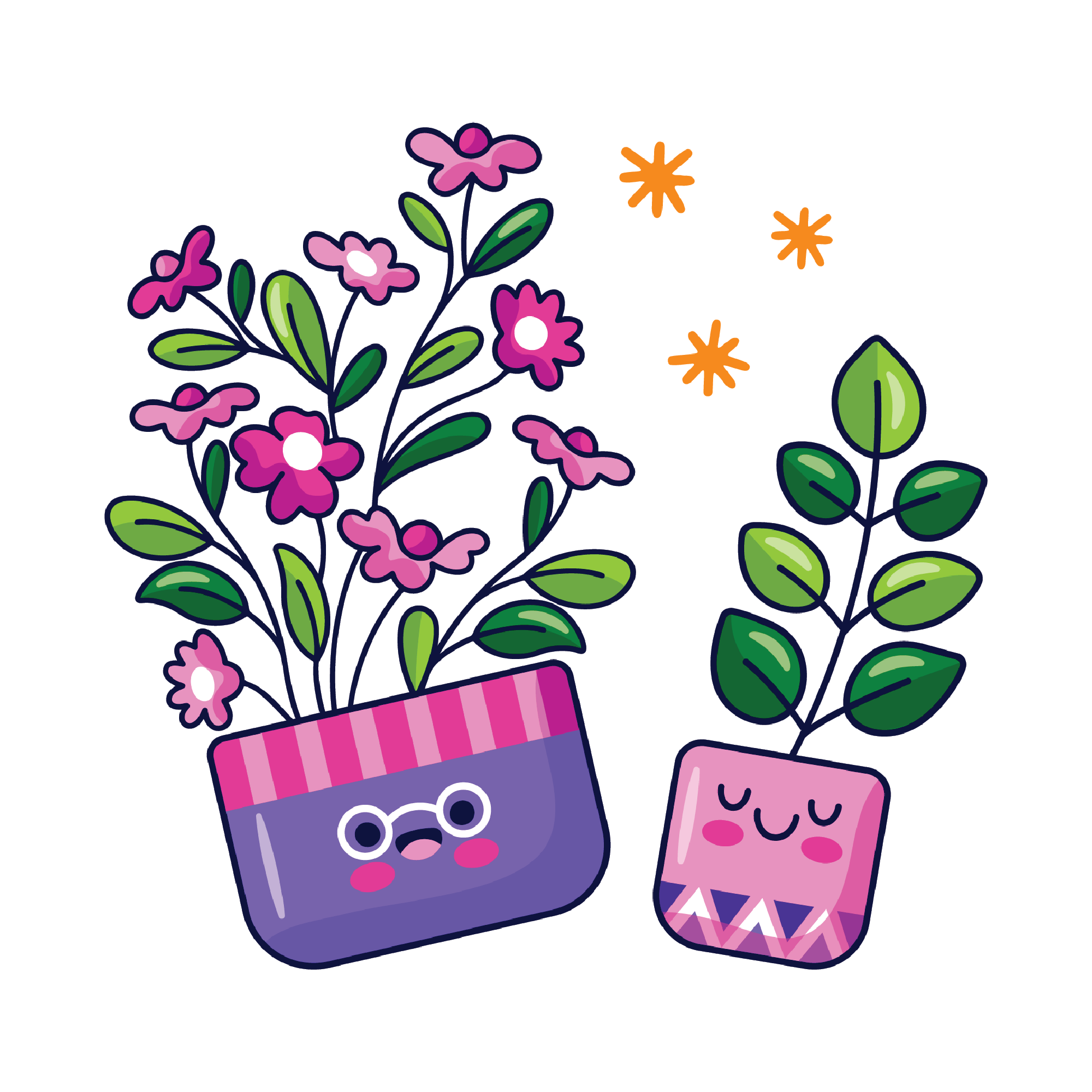 Plant 24 — Plant sticker SVG cut file