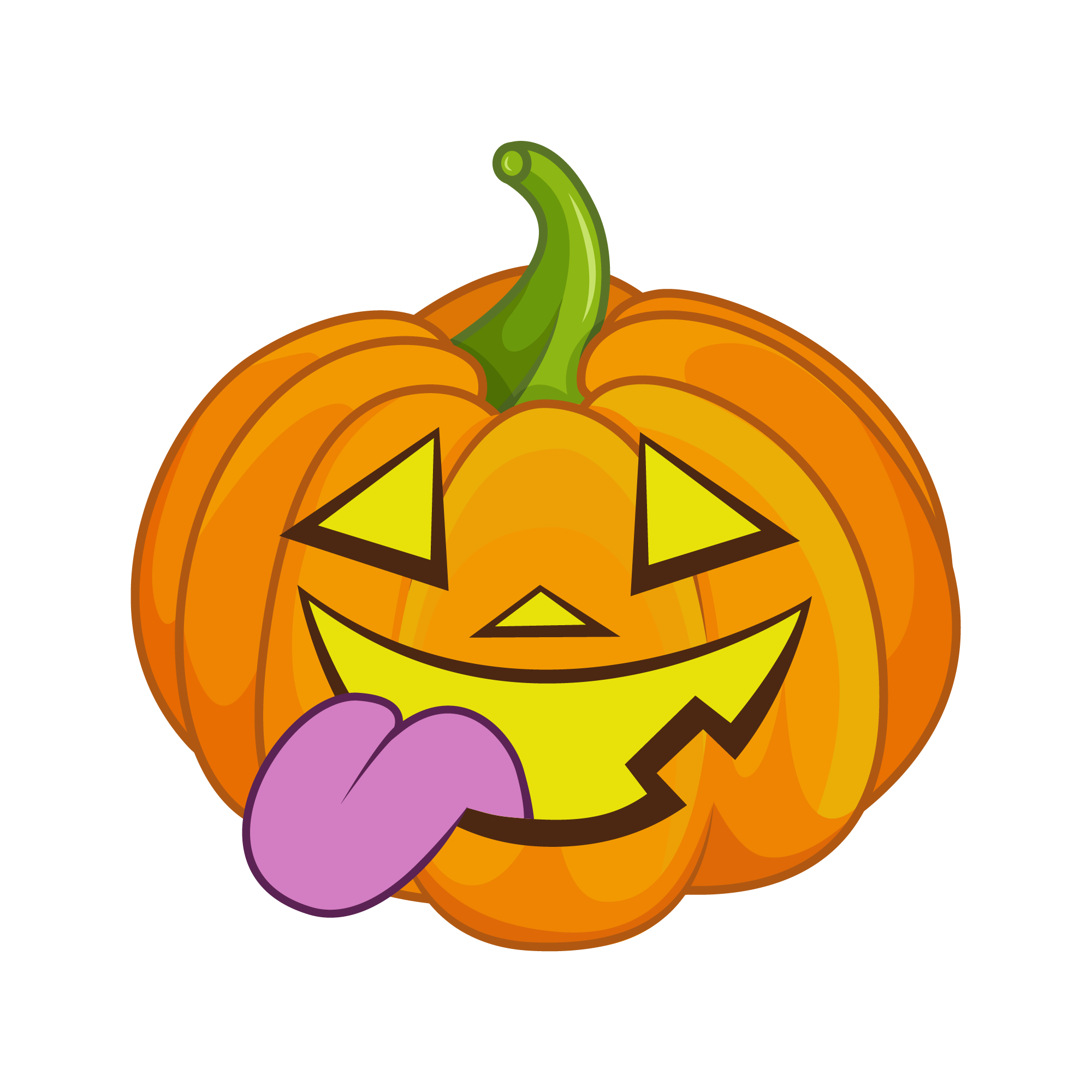 Pumpkin Face 20 — Pumpkin Face sticker SVG cut file
