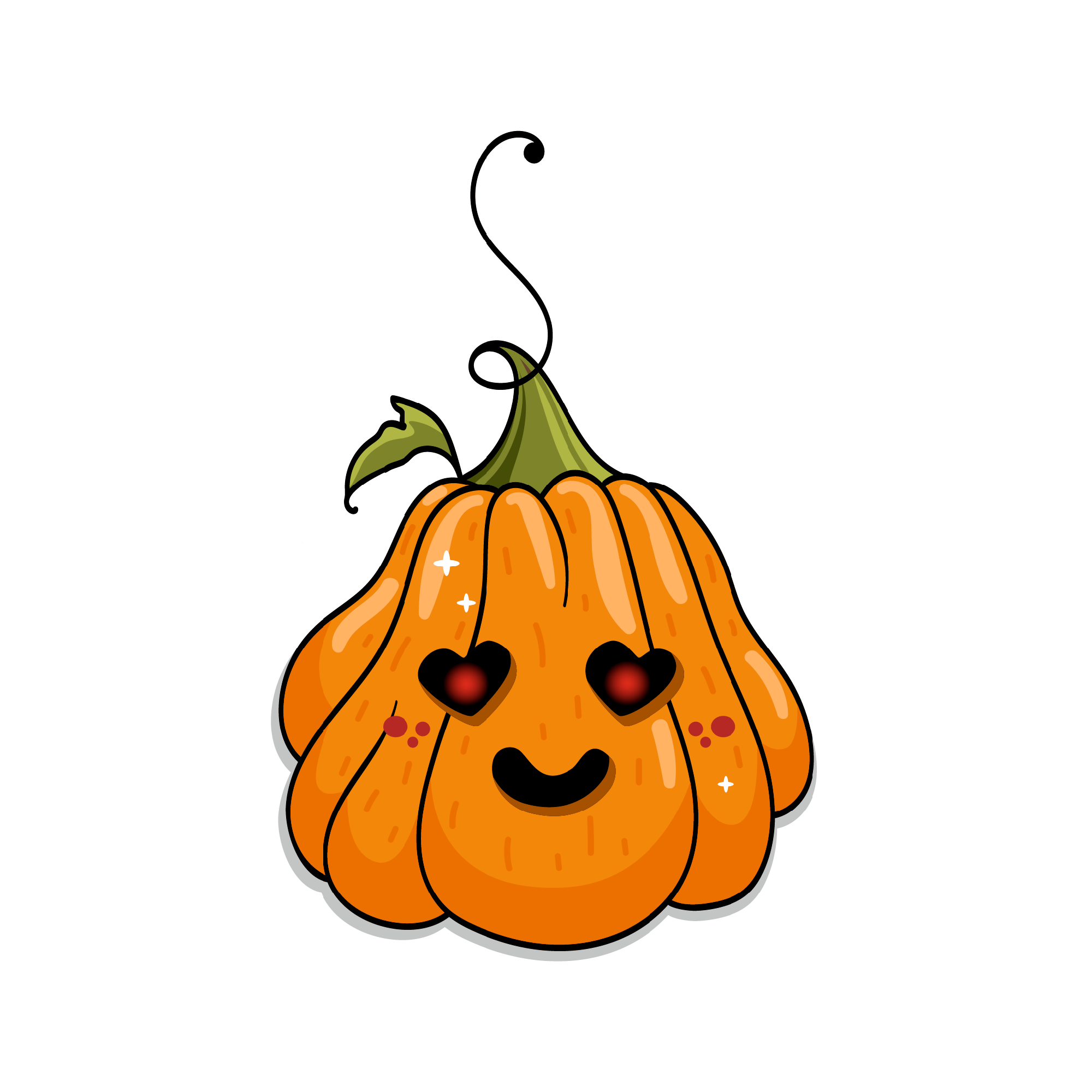 Pumpkin Face 25 — Pumpkin Face sticker SVG cut file