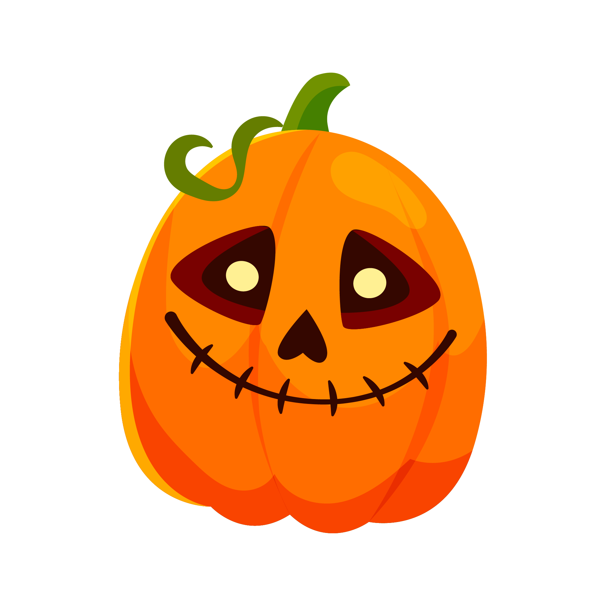 Pumpkin Face 29 — Pumpkin Face sticker SVG cut file