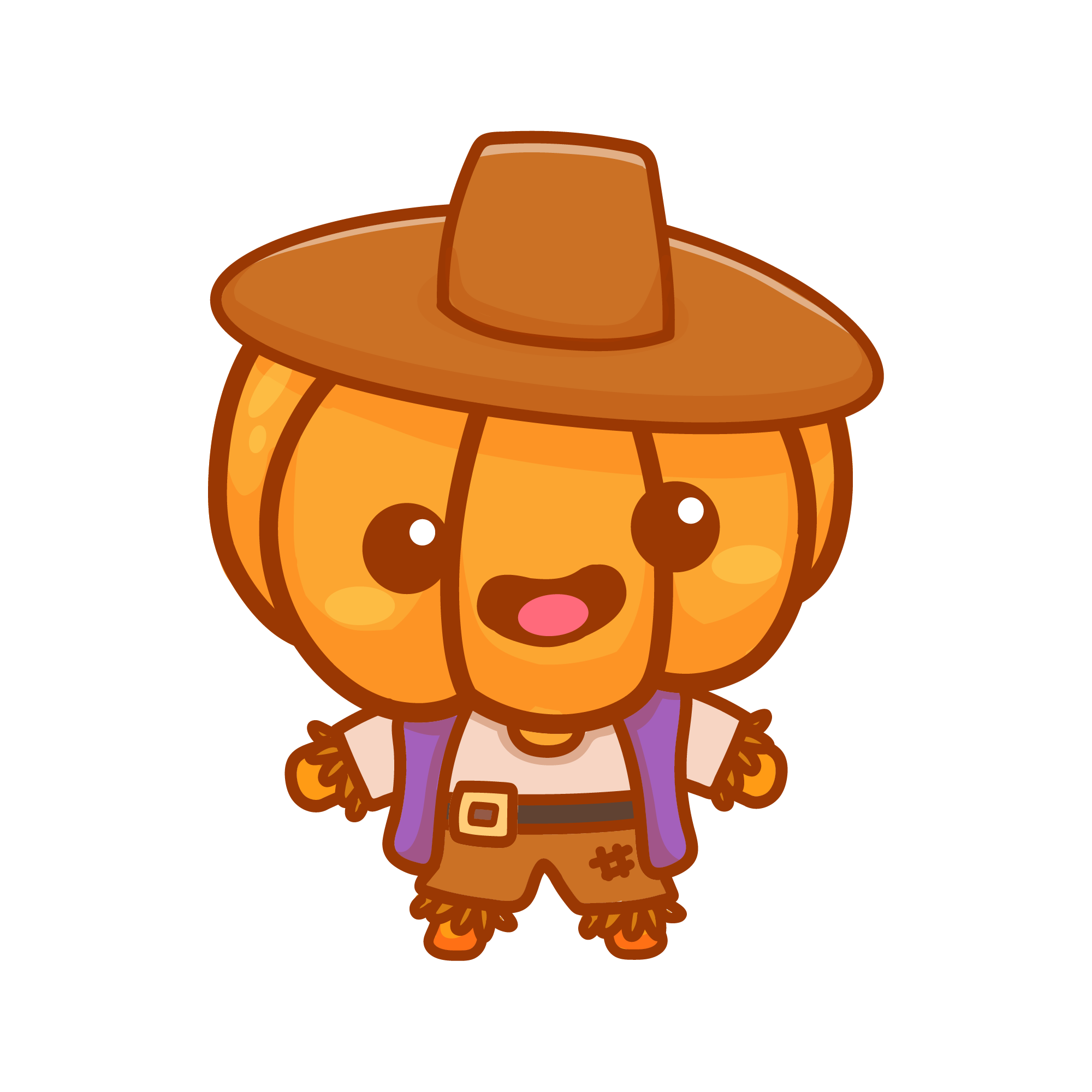 Pumpkin Face 30 — Pumpkin Face sticker SVG cut file