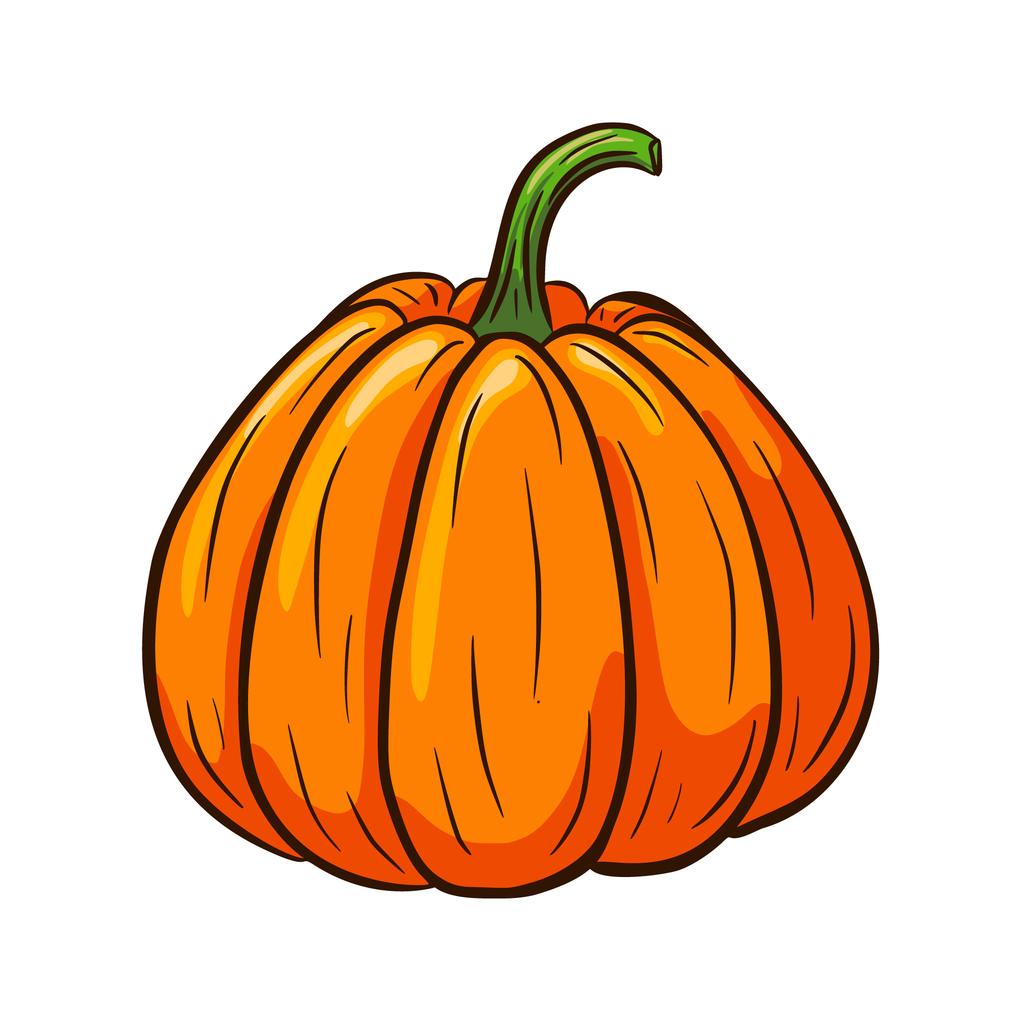 Pumpkin Face 39 — Pumpkin Face sticker SVG cut file