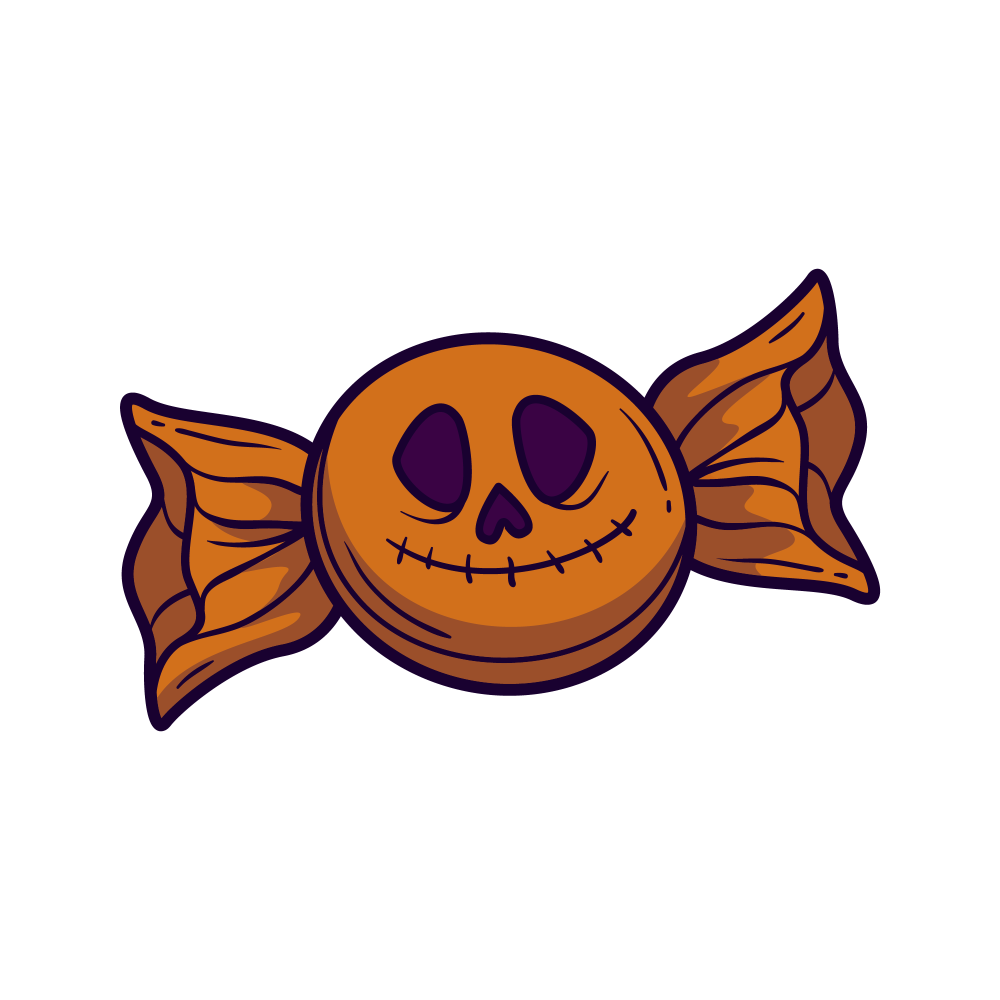 Pumpkin Face 43 — Pumpkin Face sticker SVG cut file