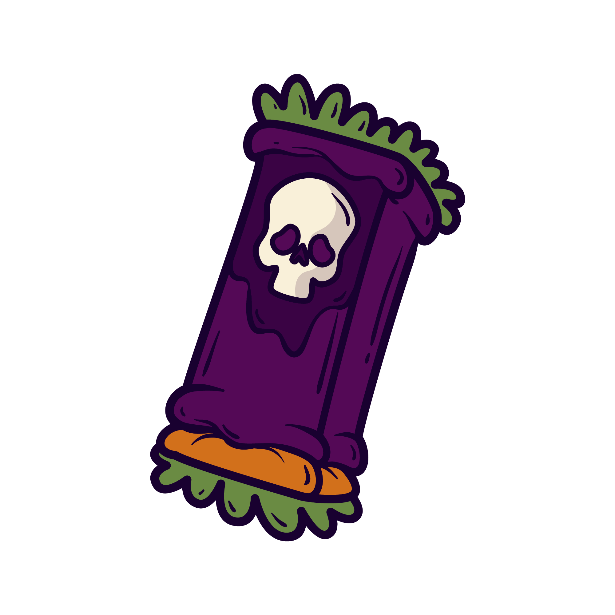 Pumpkin Face 46 — Pumpkin Face sticker SVG cut file