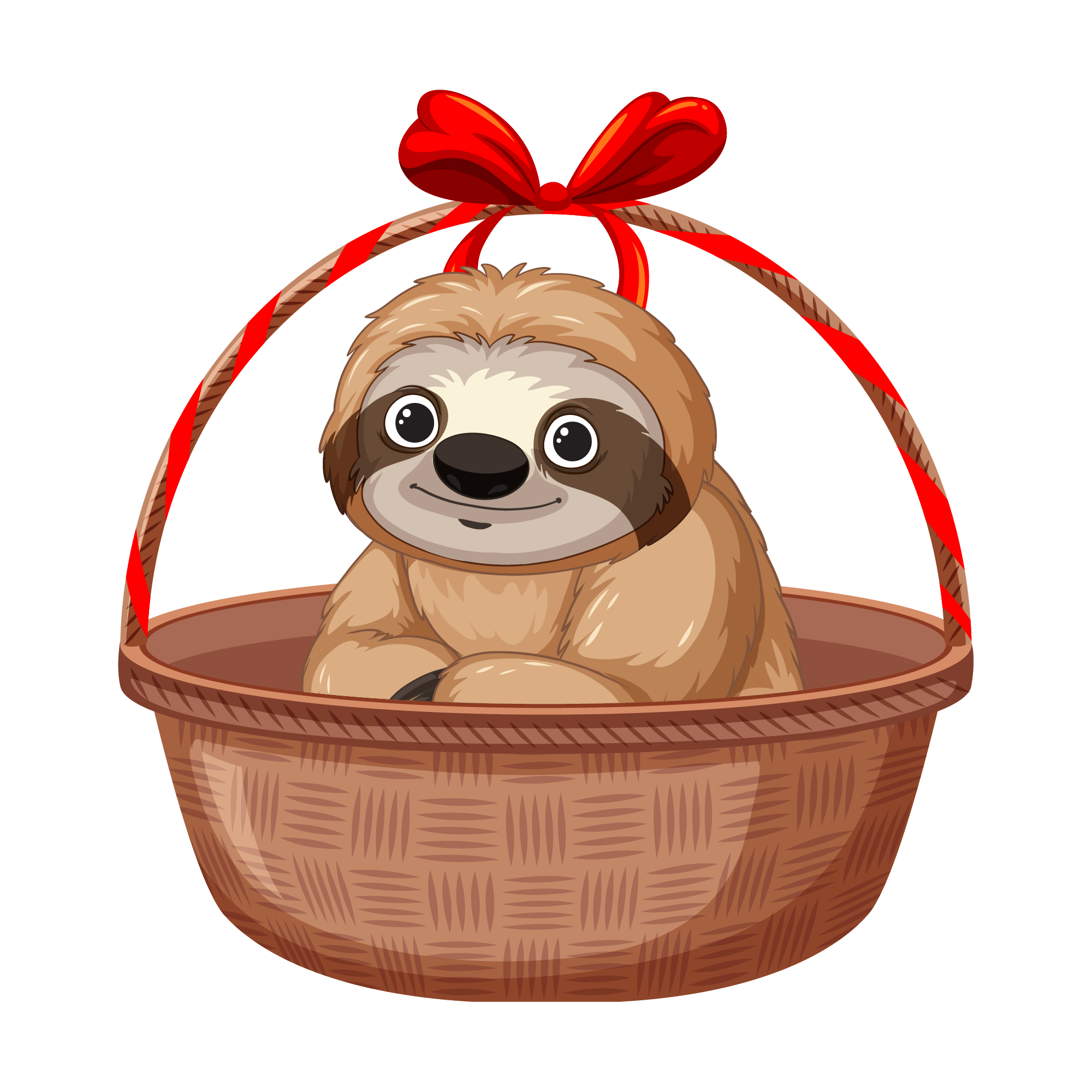 Sloth 26 — Sloth sticker SVG cut file