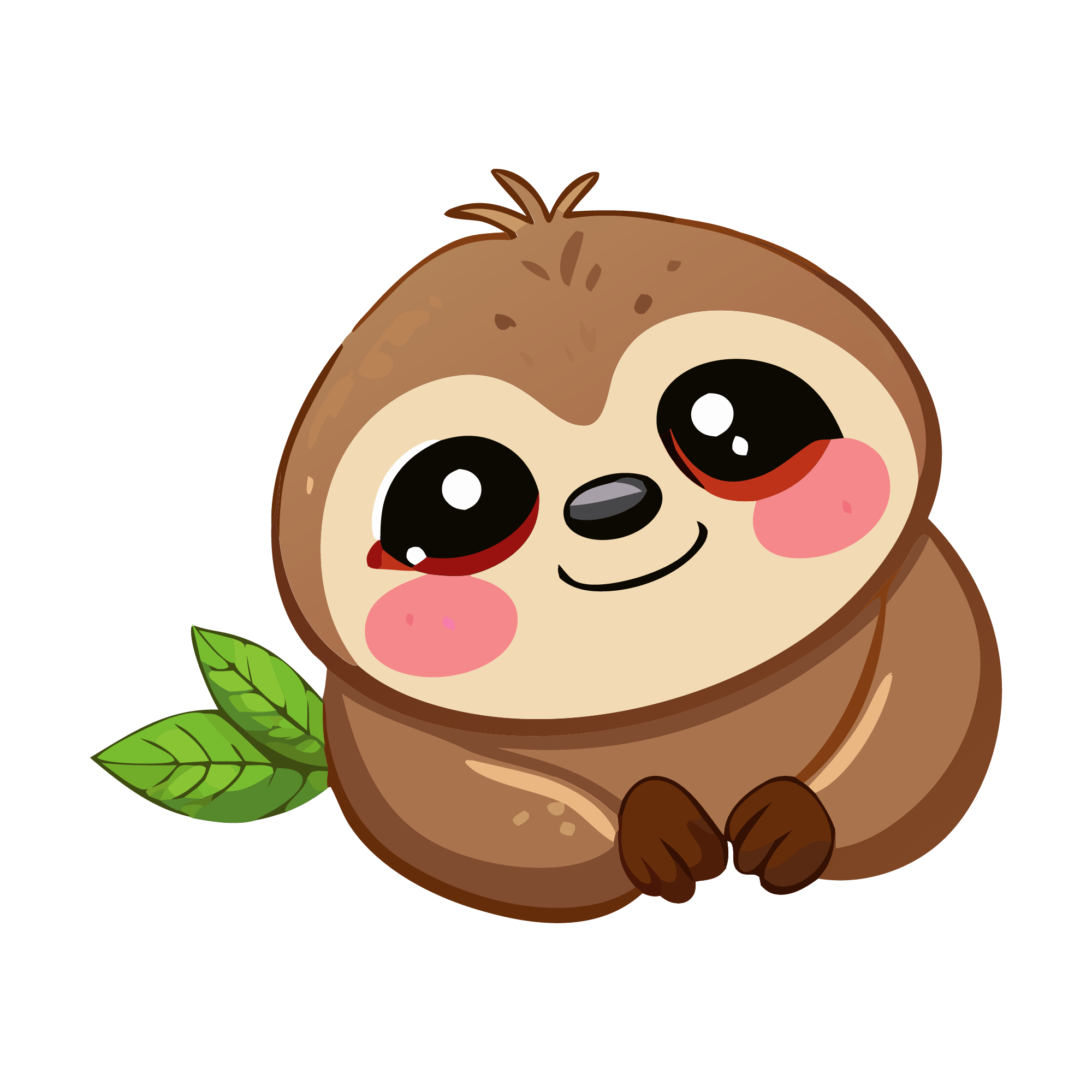 Sloth 50 — Sloth sticker SVG cut file