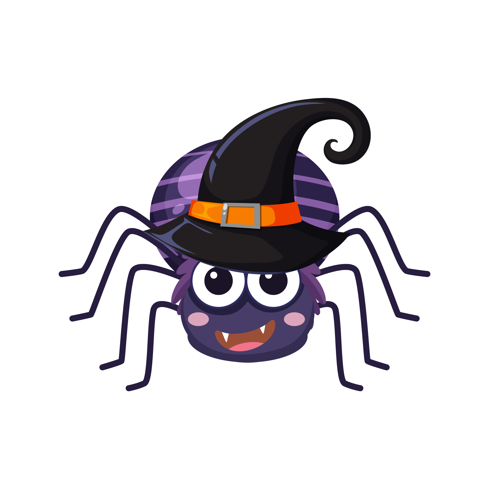Spider 18 — Spider sticker SVG cut file