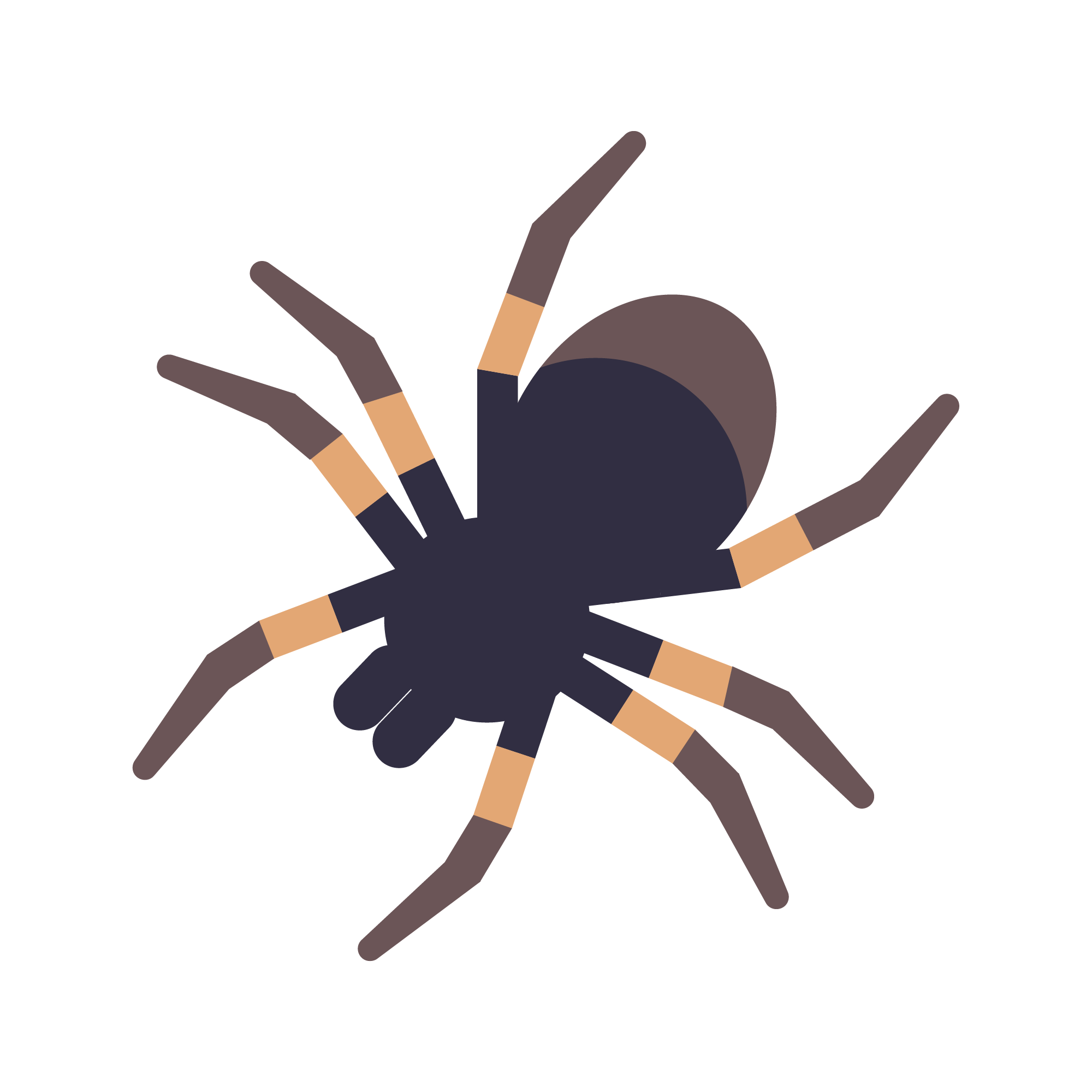 Spider 20 — Spider sticker SVG cut file