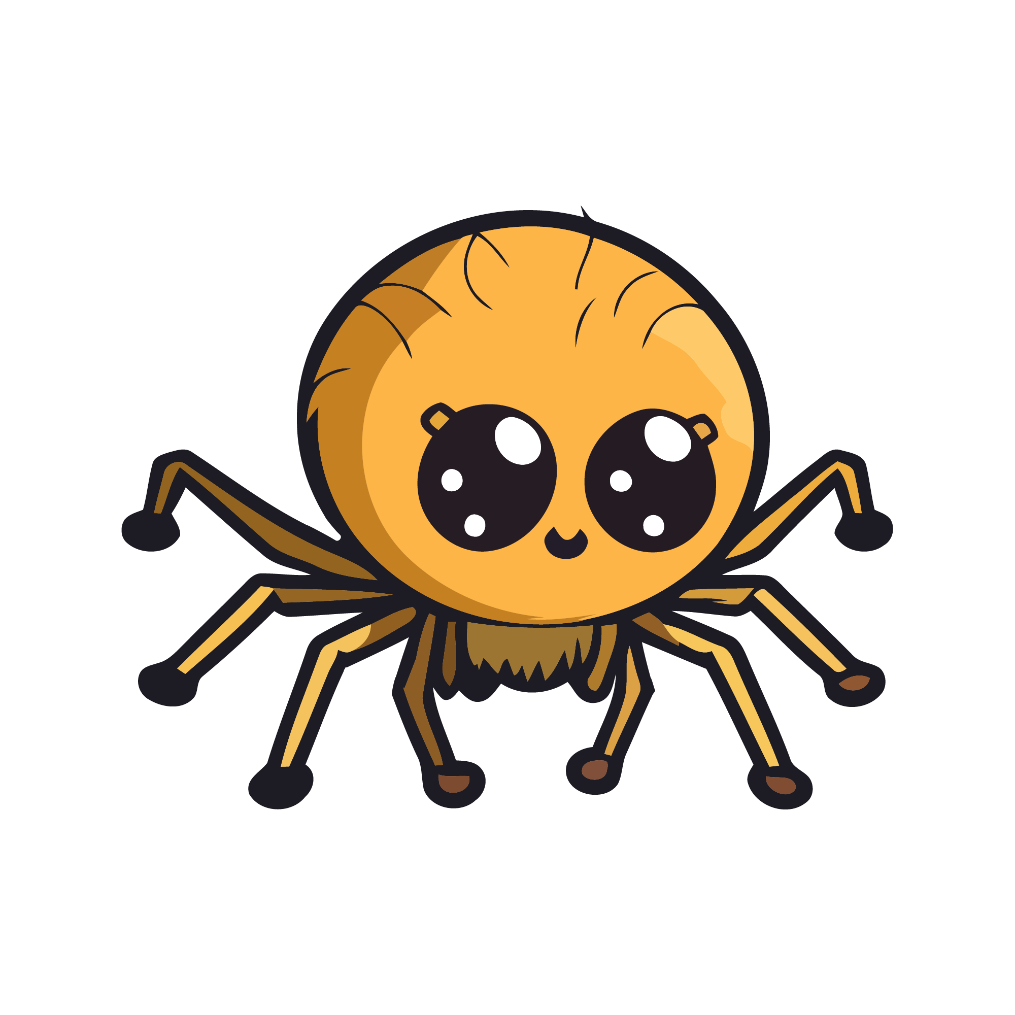Spider 23 — Spider sticker SVG cut file