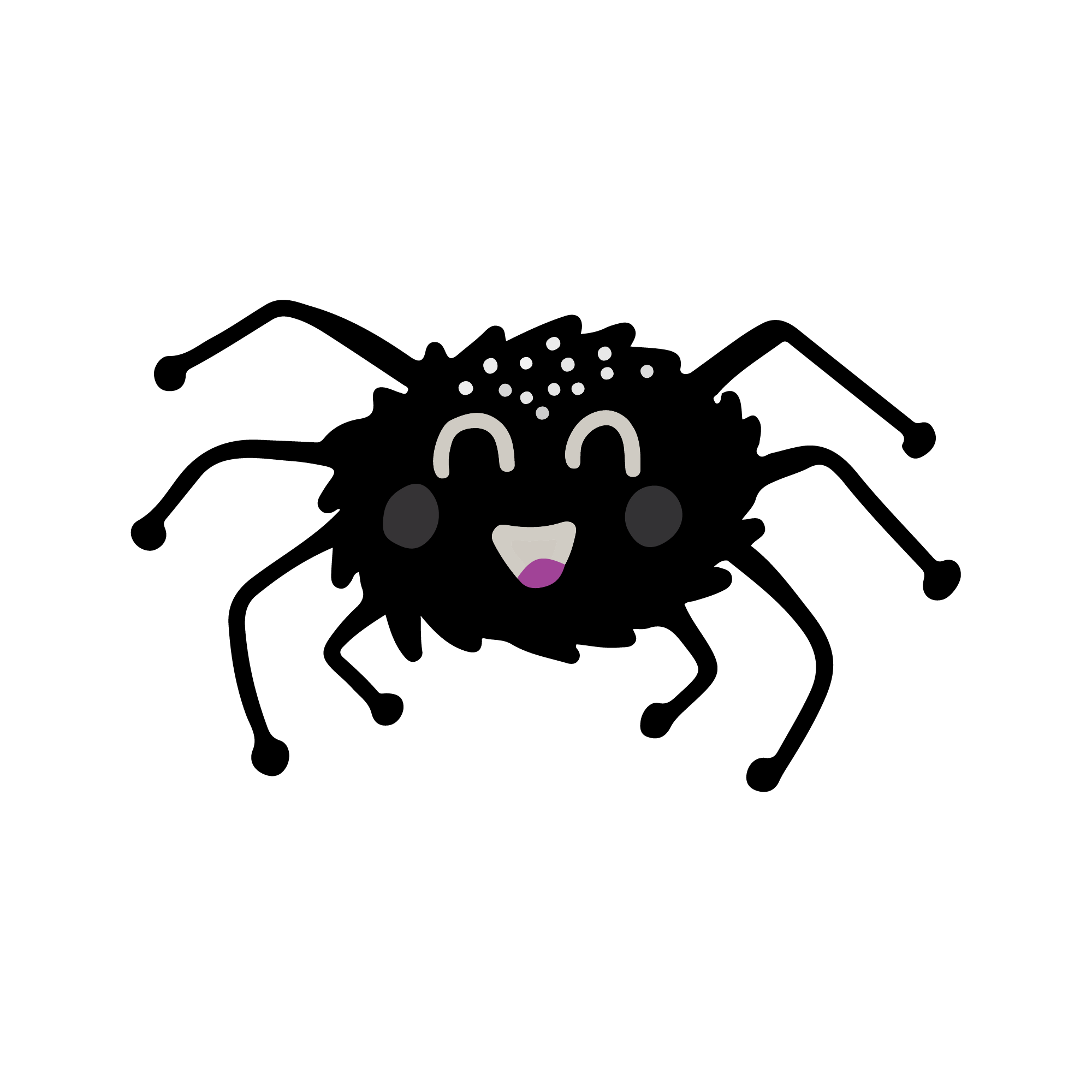Spider 27 — Spider sticker SVG cut file