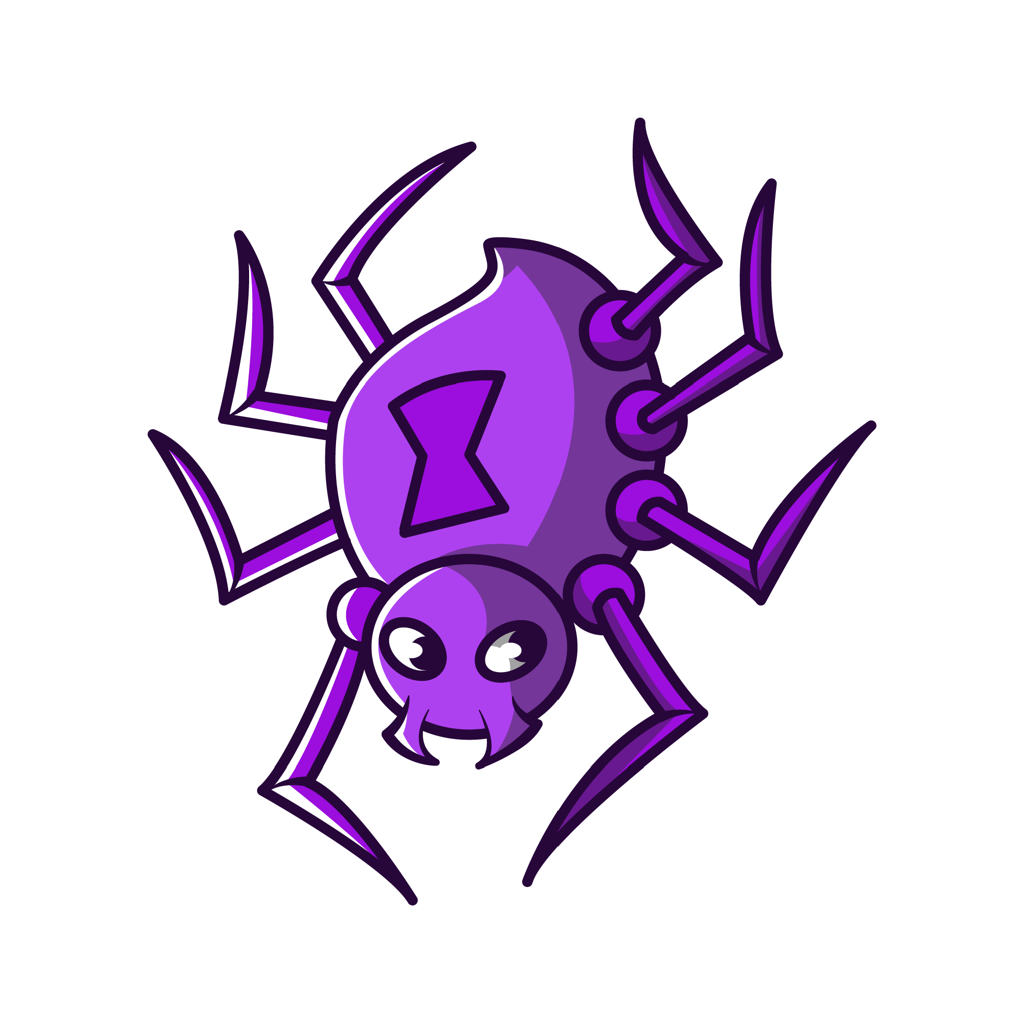 Spider 36 — Spider sticker SVG cut file