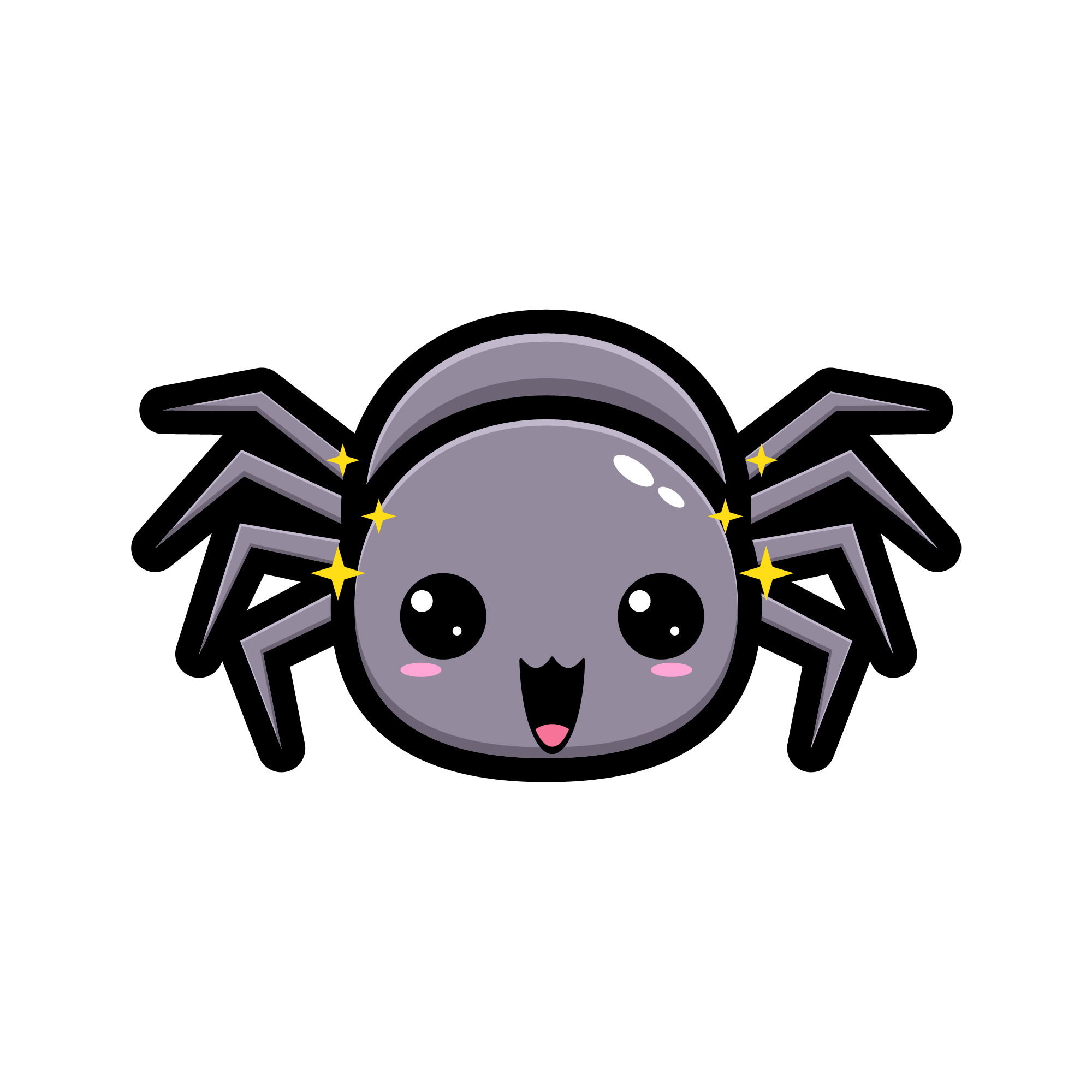 Spider 41 — Spider sticker SVG cut file