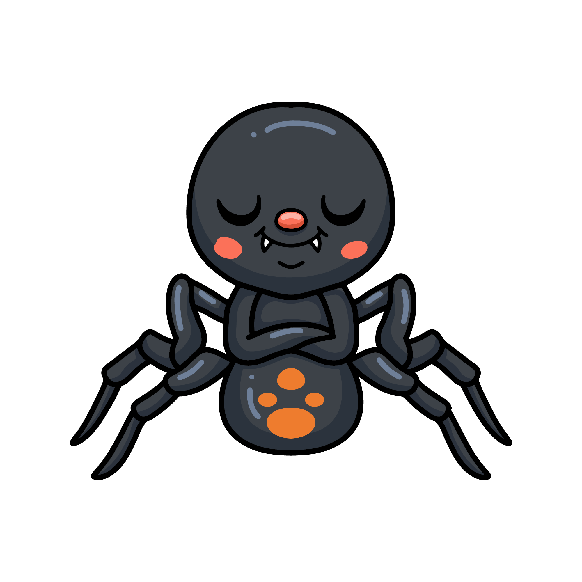 Spider 42 — Spider sticker SVG cut file