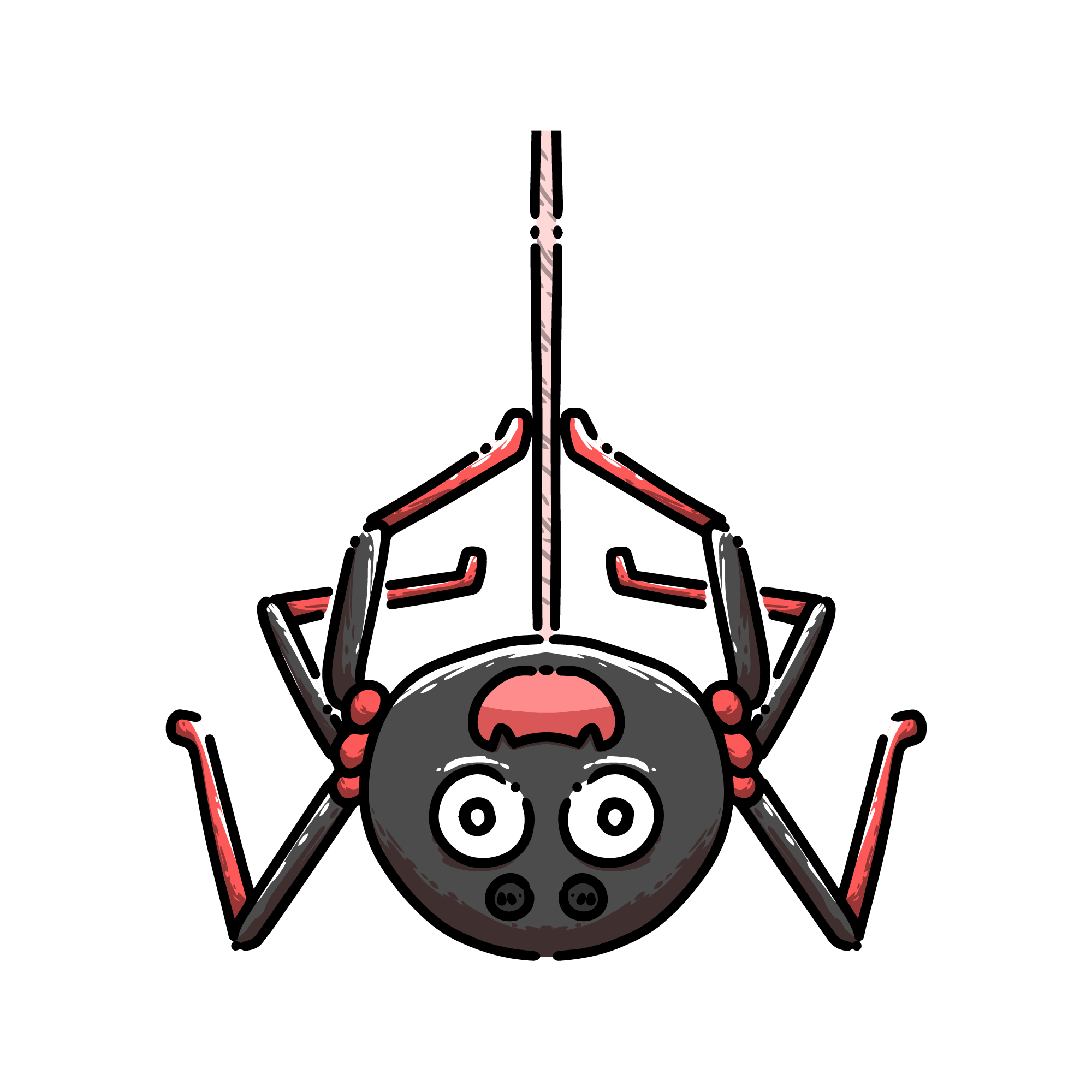 Spider 45 — Spider sticker SVG cut file