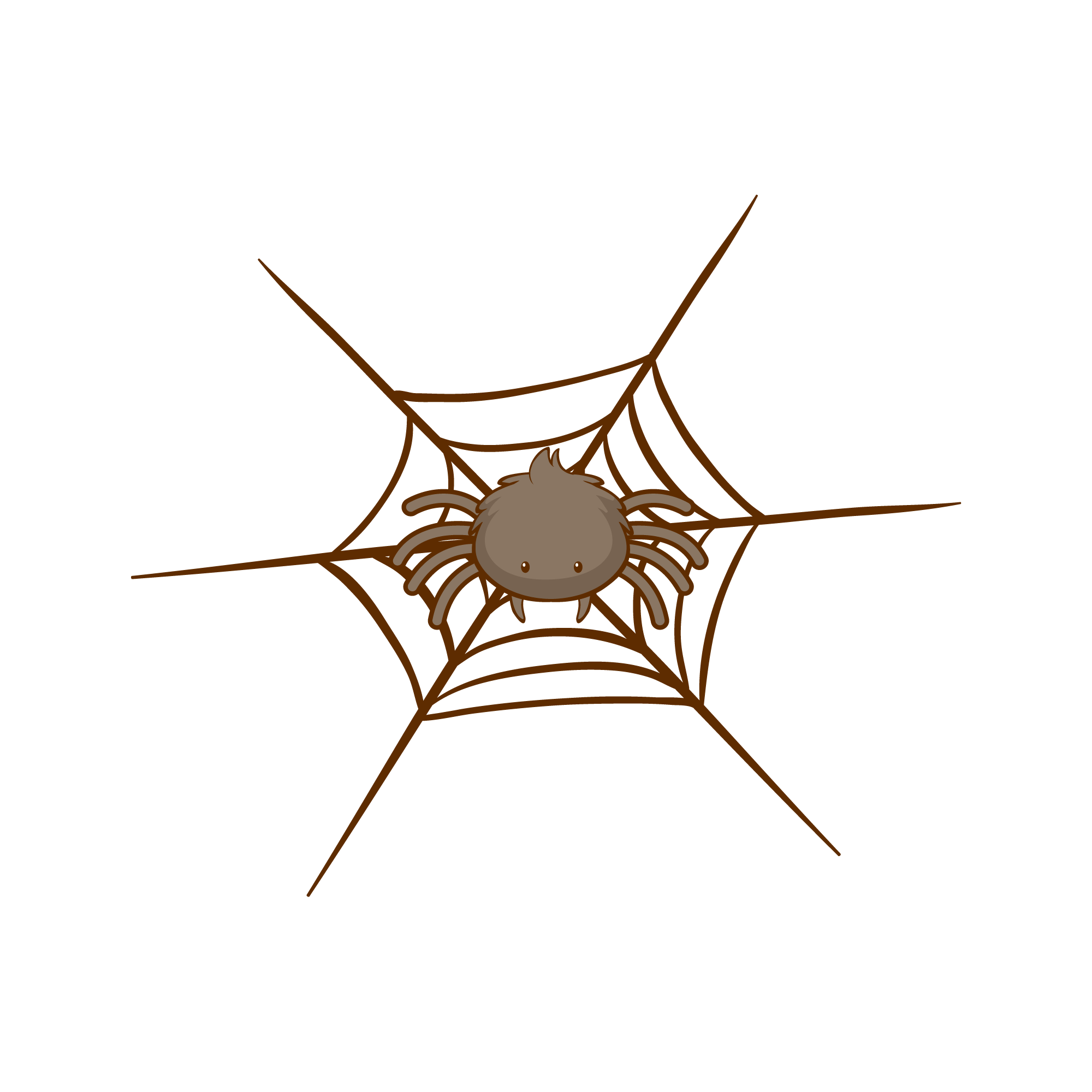 Spider 48 — Spider sticker SVG cut file