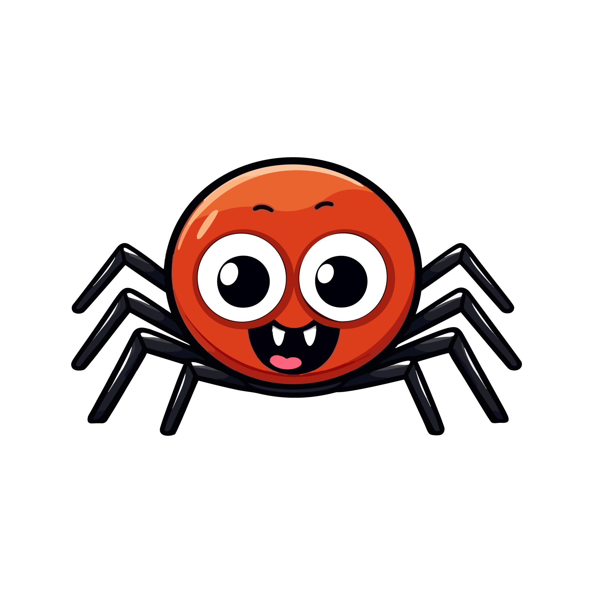 Spider 49 — Spider sticker SVG cut file