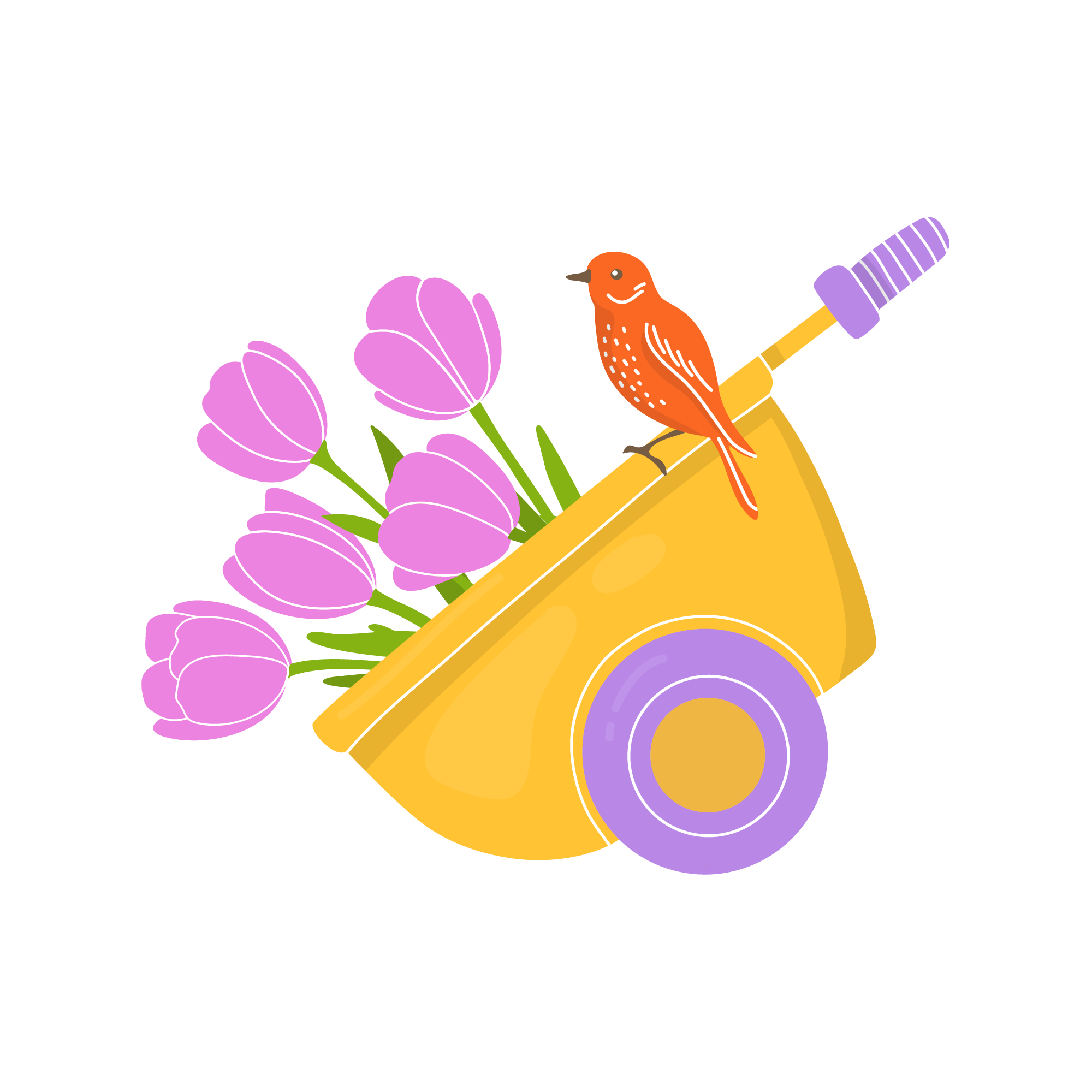 Spring 46 — Spring sticker SVG cut file