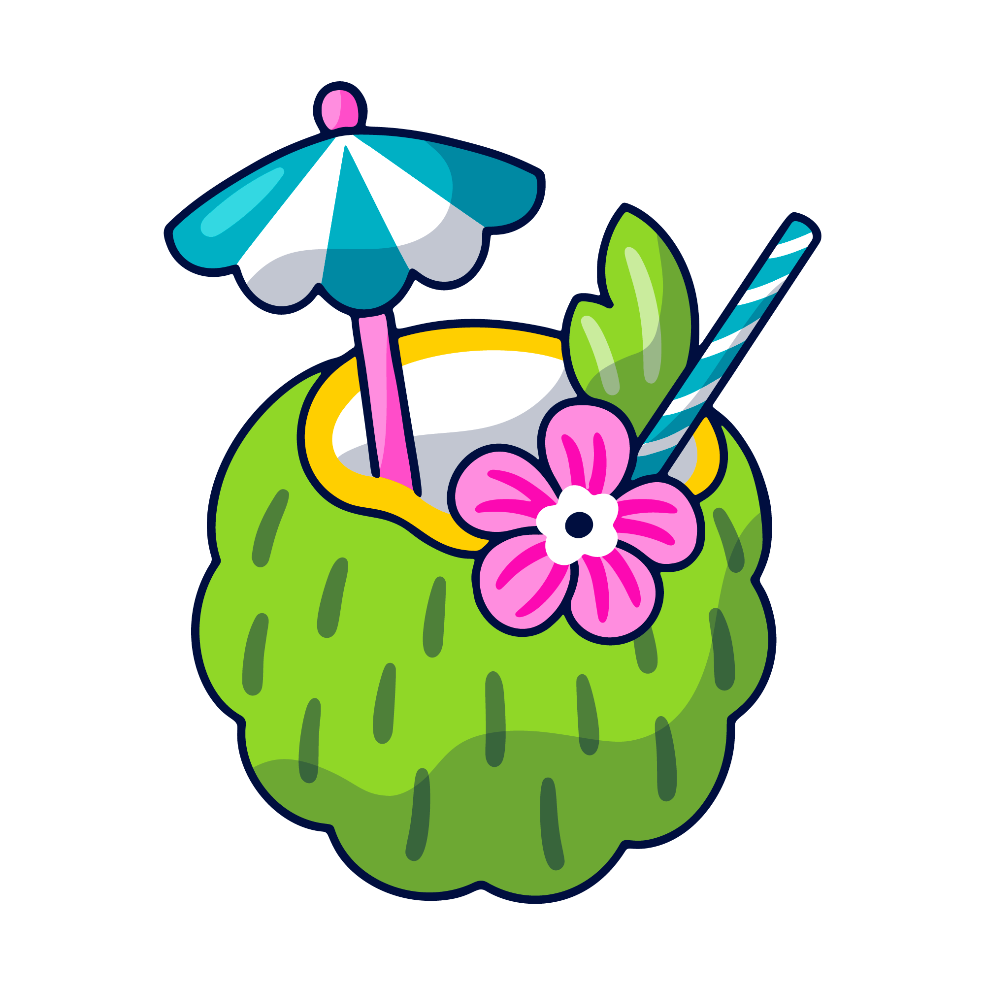 Summer stickers SVG designs — 50 cut files
